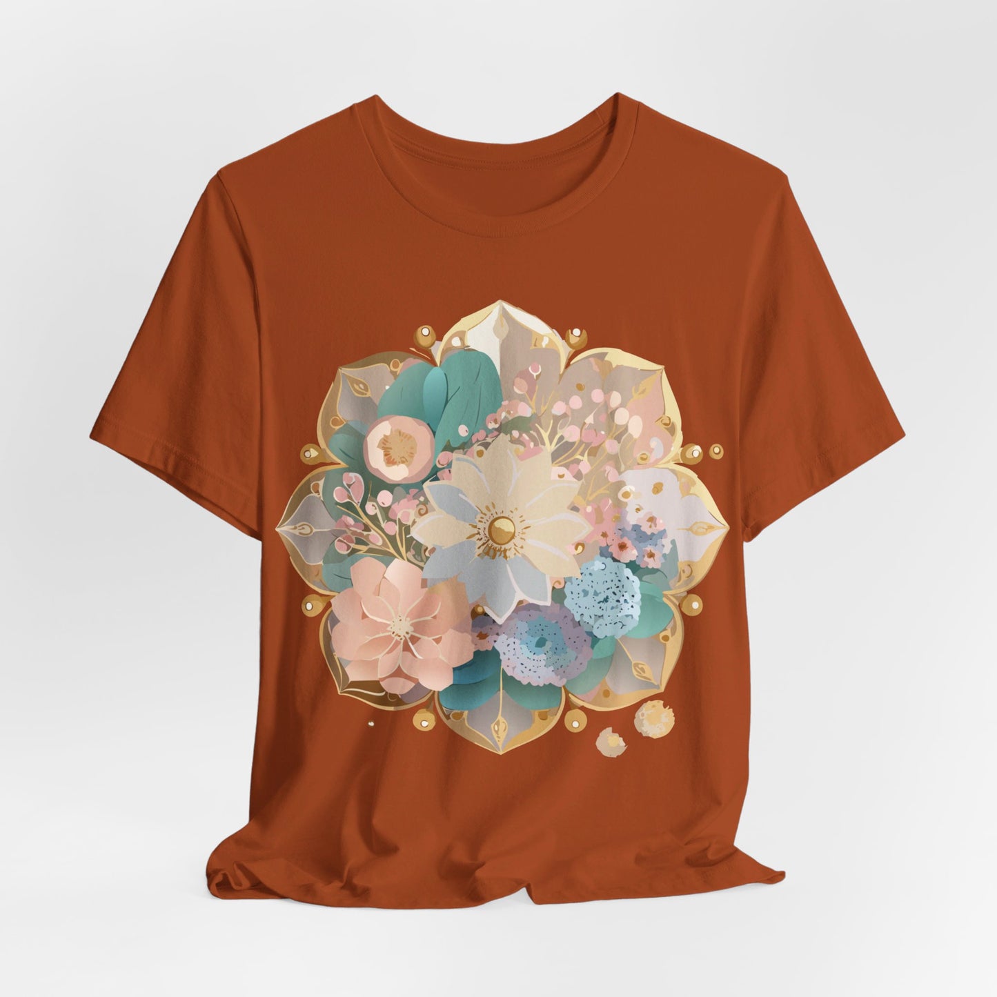 Natural Cotton Tee Shirt - Medallion Collection Printify