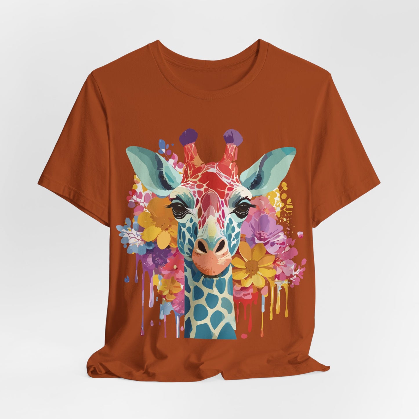 Shirt with Animals | Giraffe Printify