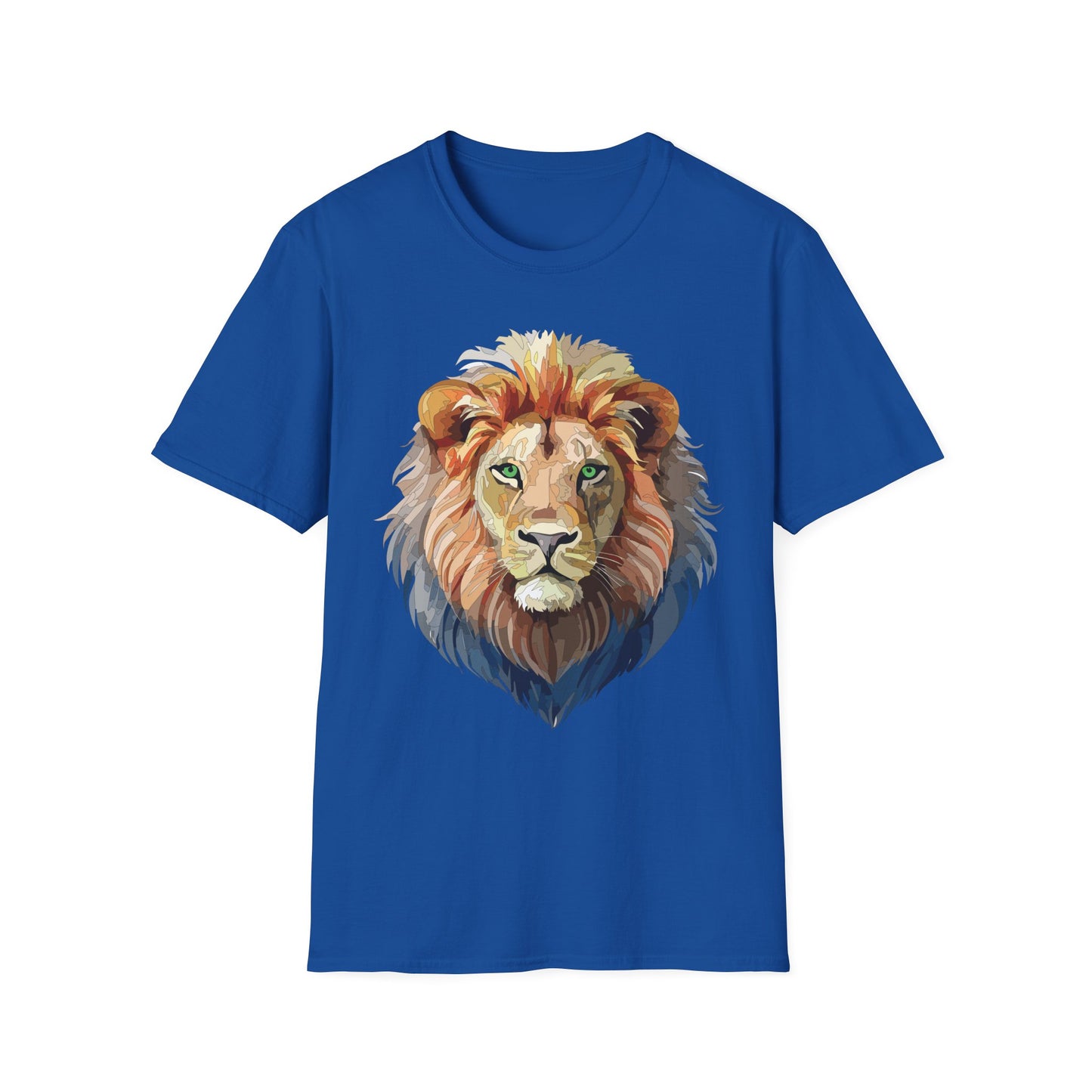 Lion Shirt, Shirt with Lion, Floral Lion Tee, Shirt with Animals