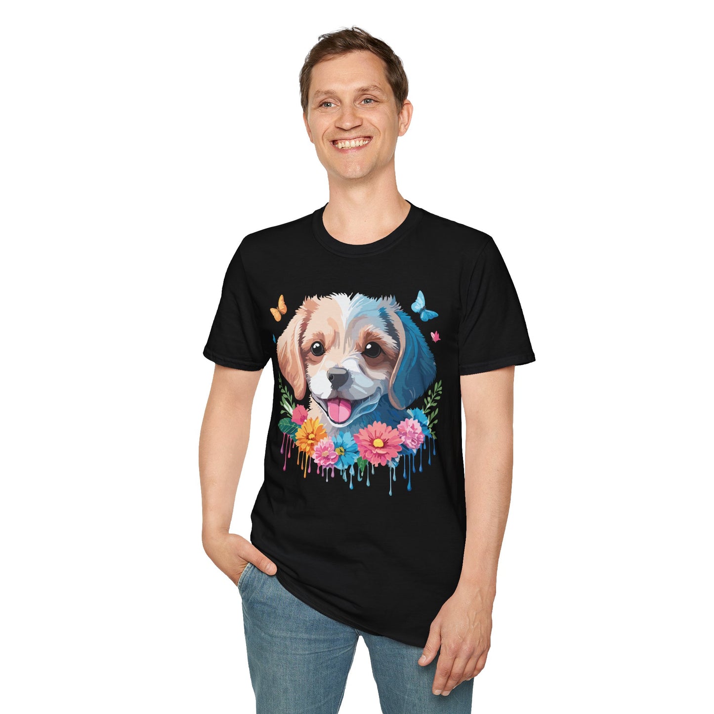 Dog Shirt, Shirt with Dog, Animal Tee, Shirt with Animals