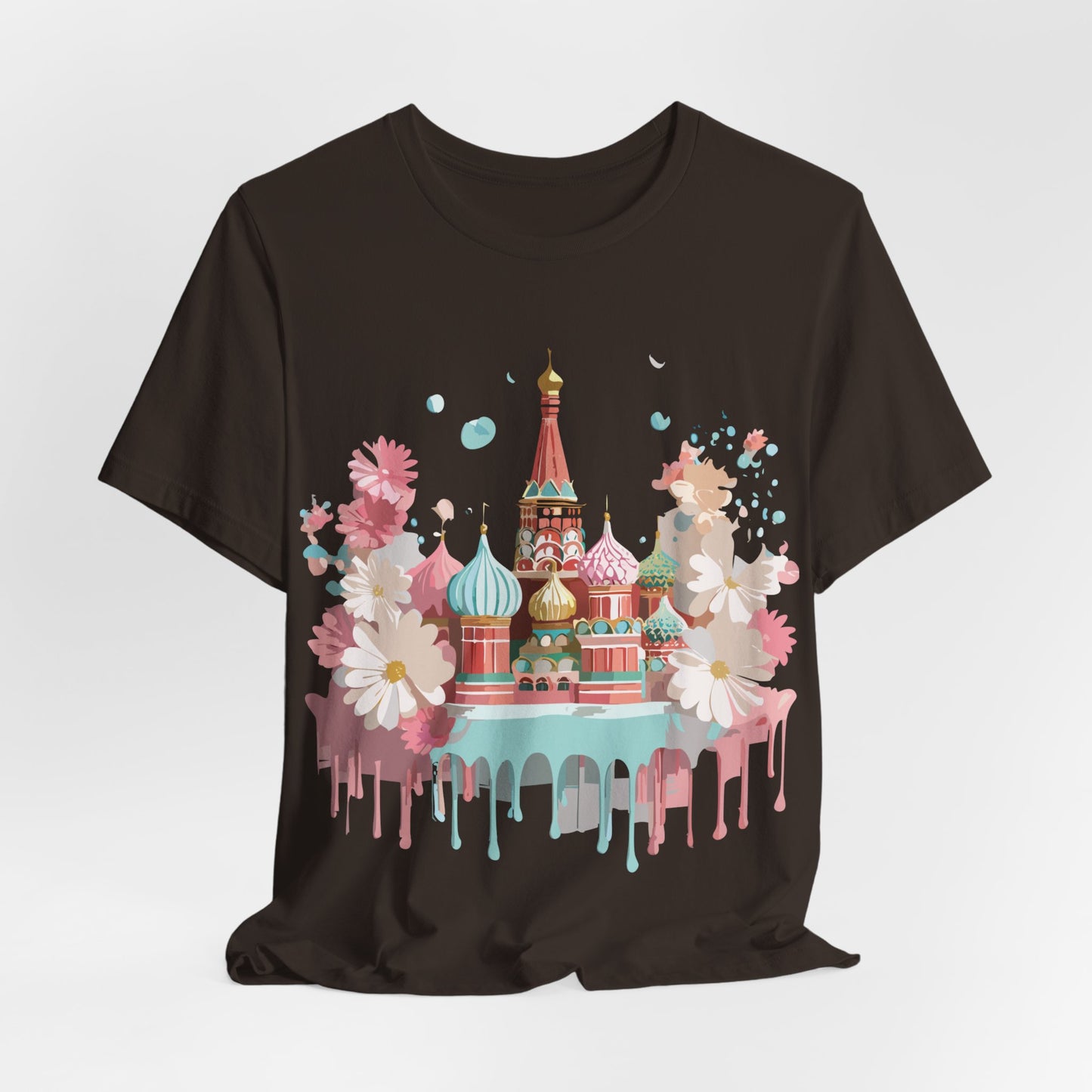 Natural Cotton Tee Shirt - Beautiful Places Collection - Moscow Printify