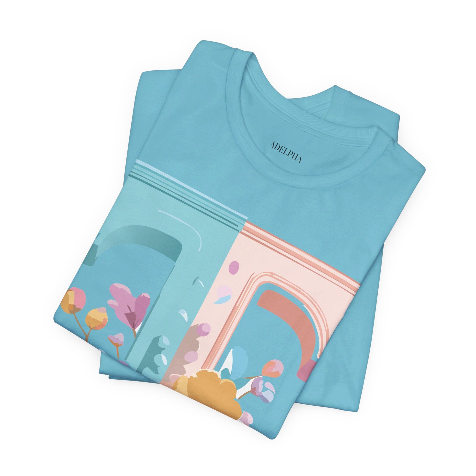 Natural Cotton Tee Shirt - Letters Collection - T Printify