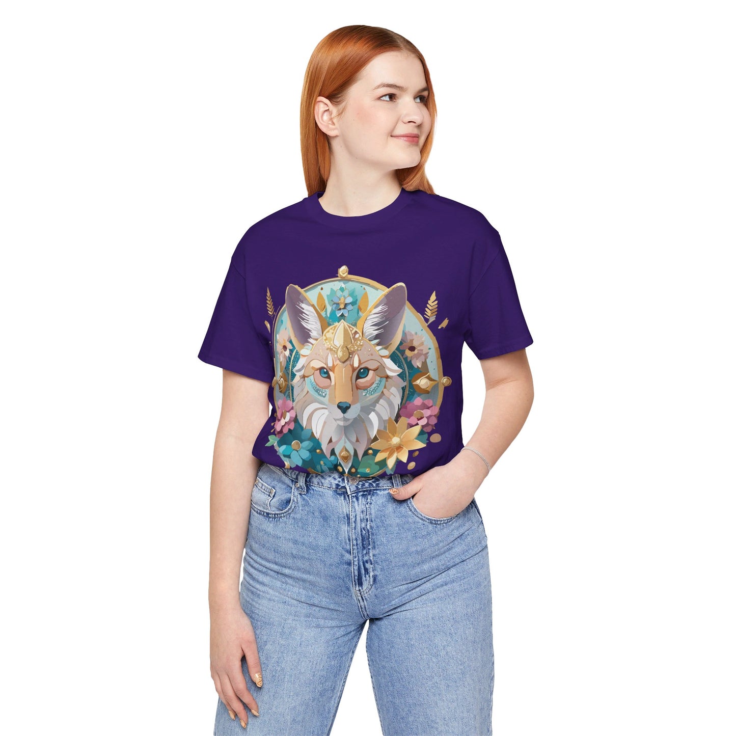 Natural Cotton Tee Shirt - Medallion Collection Printify