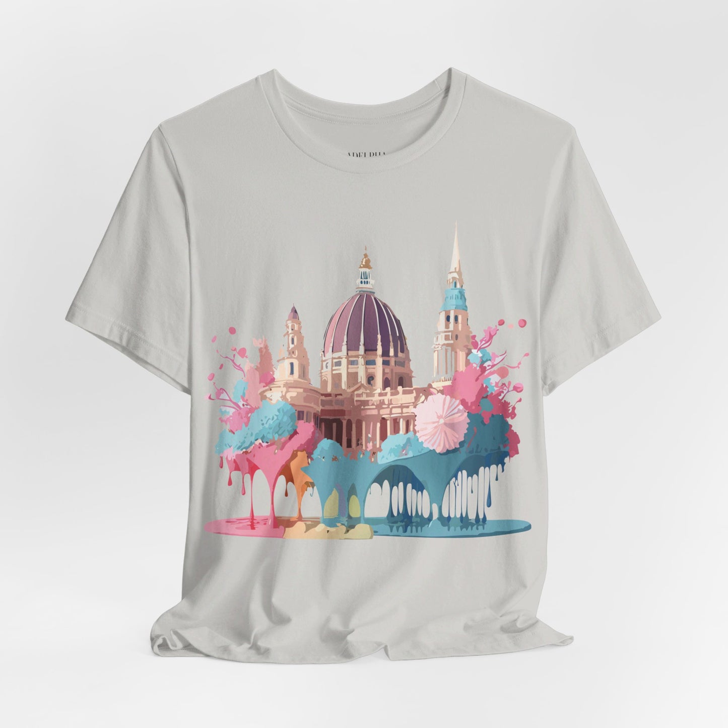 Natural Cotton Tee Shirt - Beautiful Places Collection - Vienna Printify