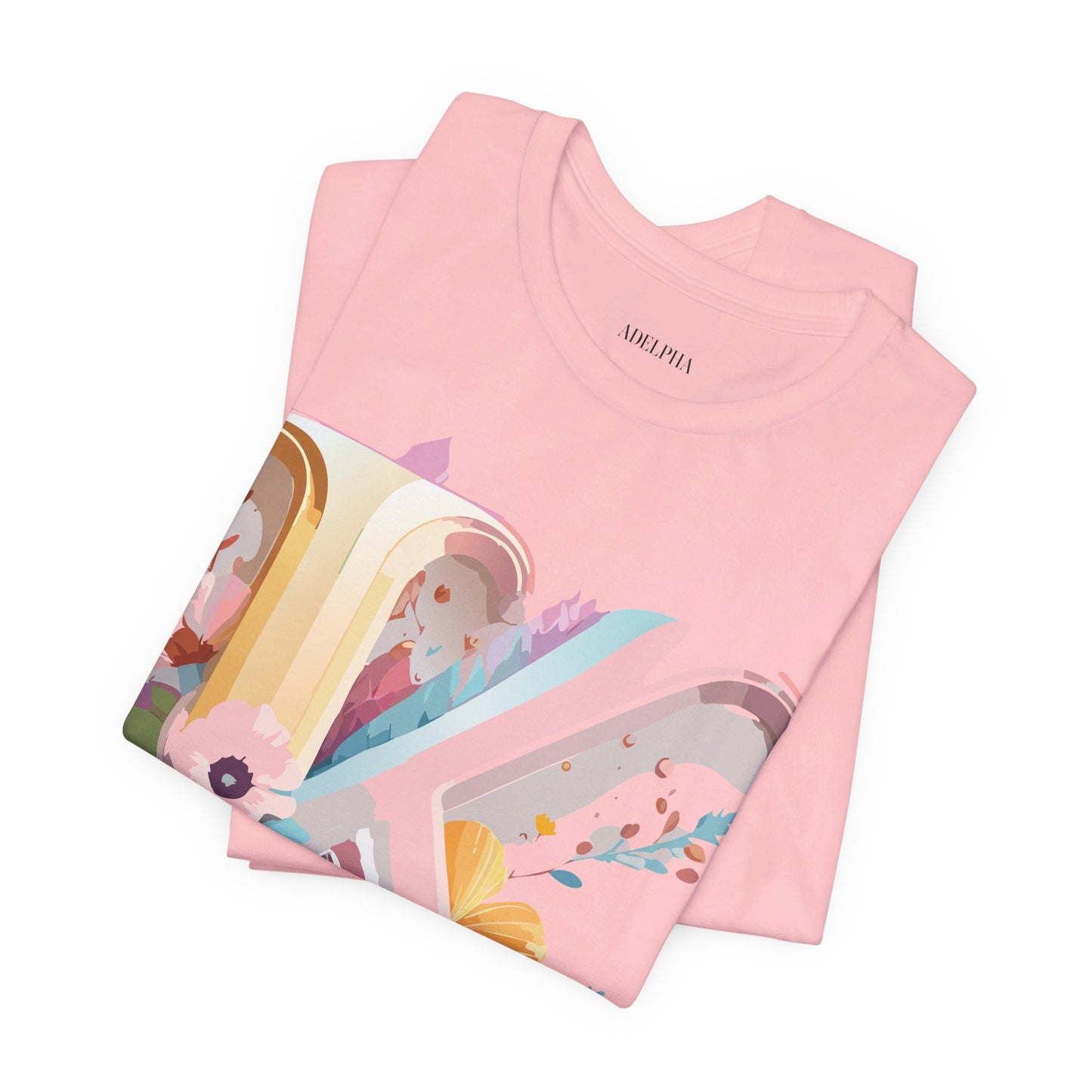 Natural Cotton Tee Shirt - Letters Collection - K Printify