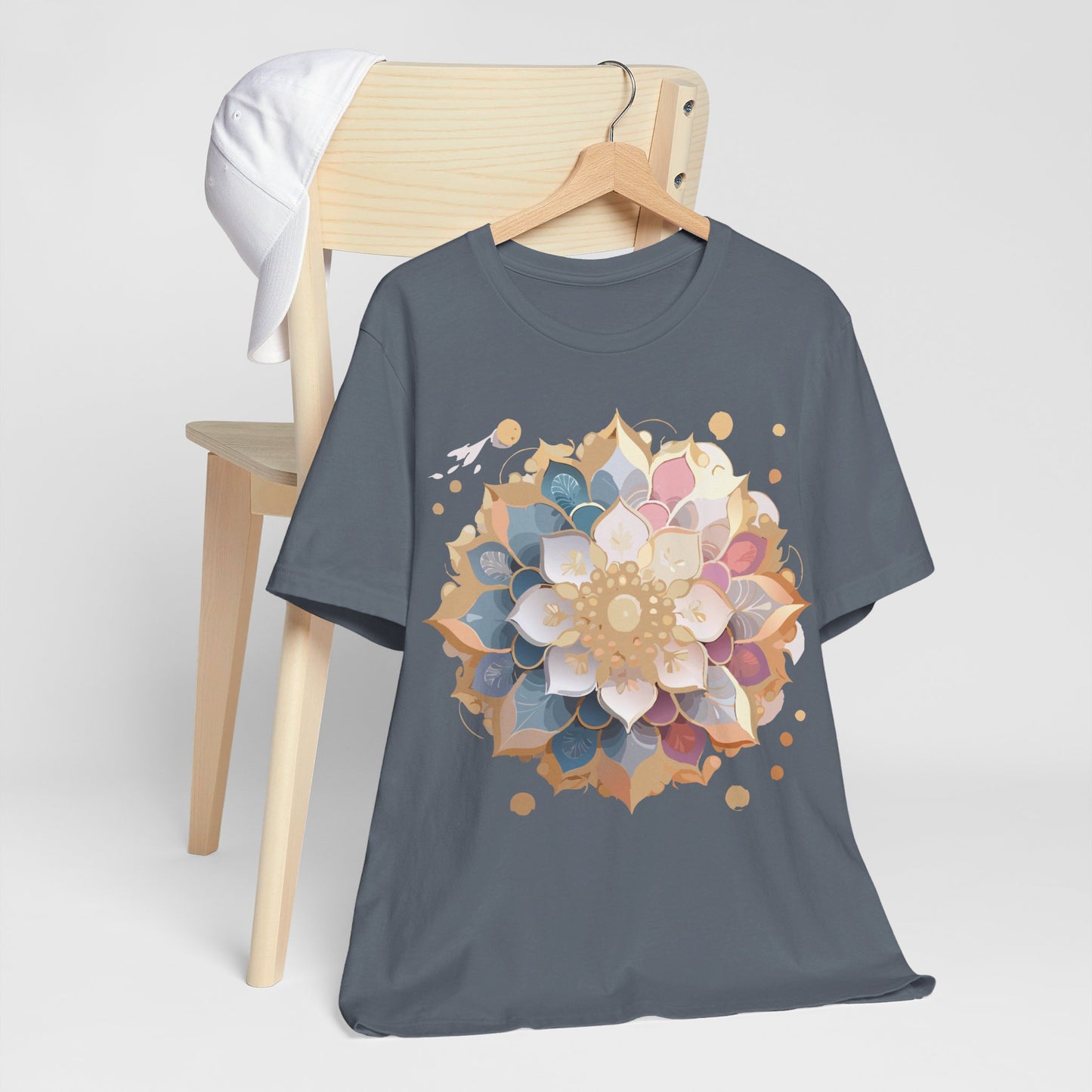 Natural Cotton Tee Shirt - Medallion Collection Printify