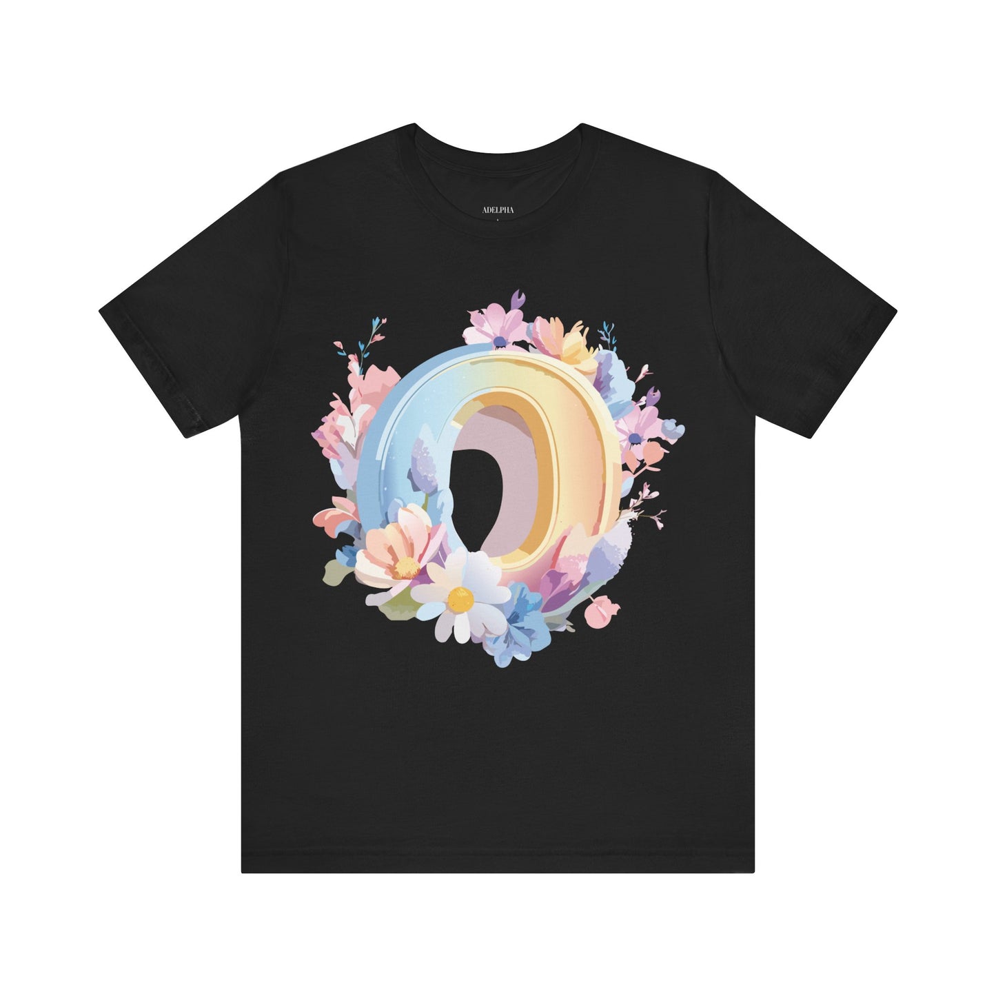 Natural Cotton Tee Shirt - Letters Collection - O Printify