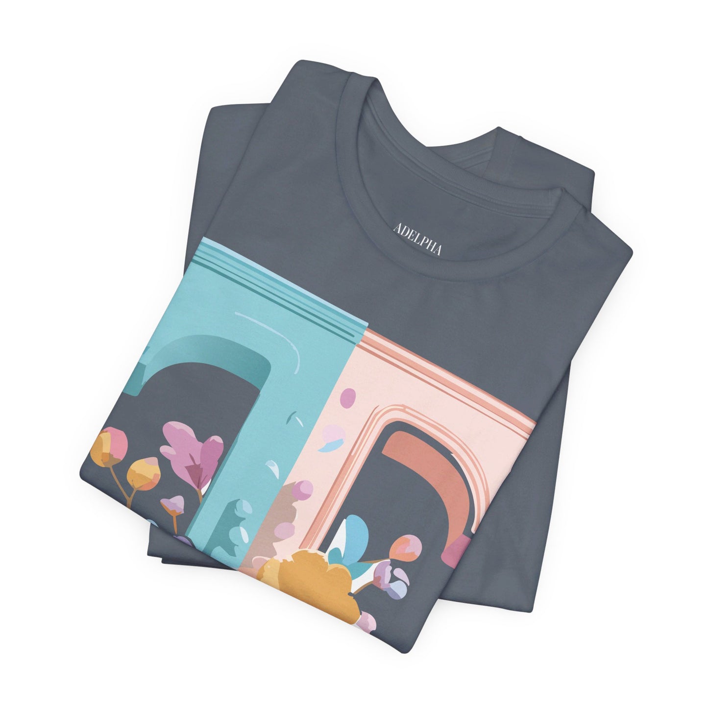 Natural Cotton Tee Shirt - Letters Collection - T Printify