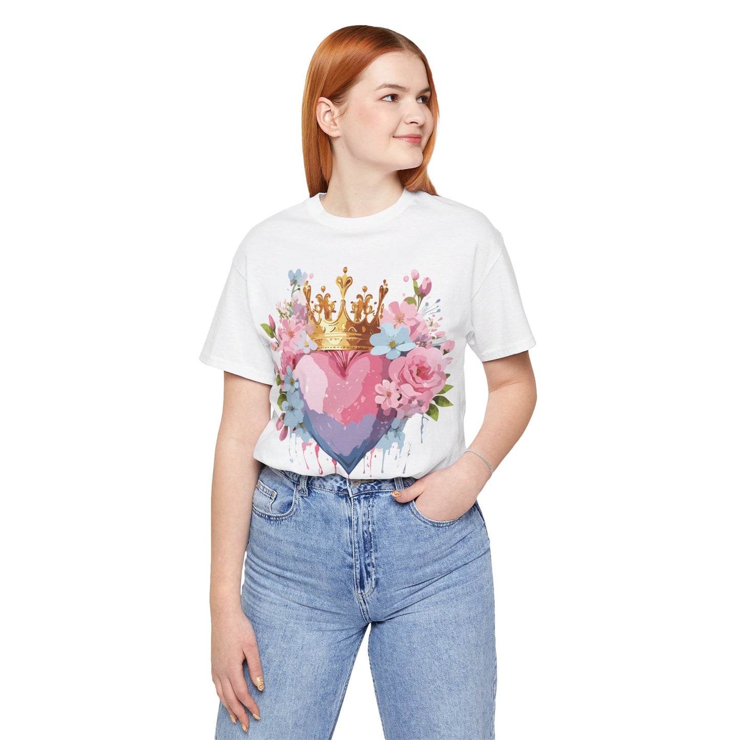 Natural Cotton Tee Shirt - Love story Collection Printify
