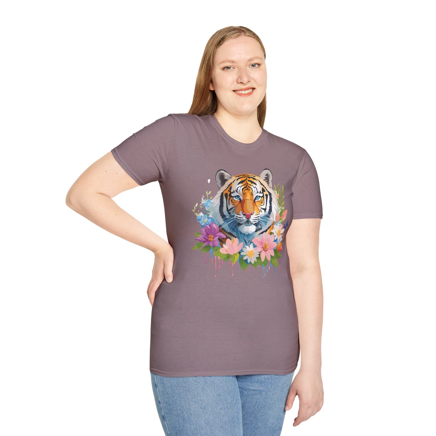 Tiger Shirt, Shirt with Tiger, Animal Tee, Shirt with Animals