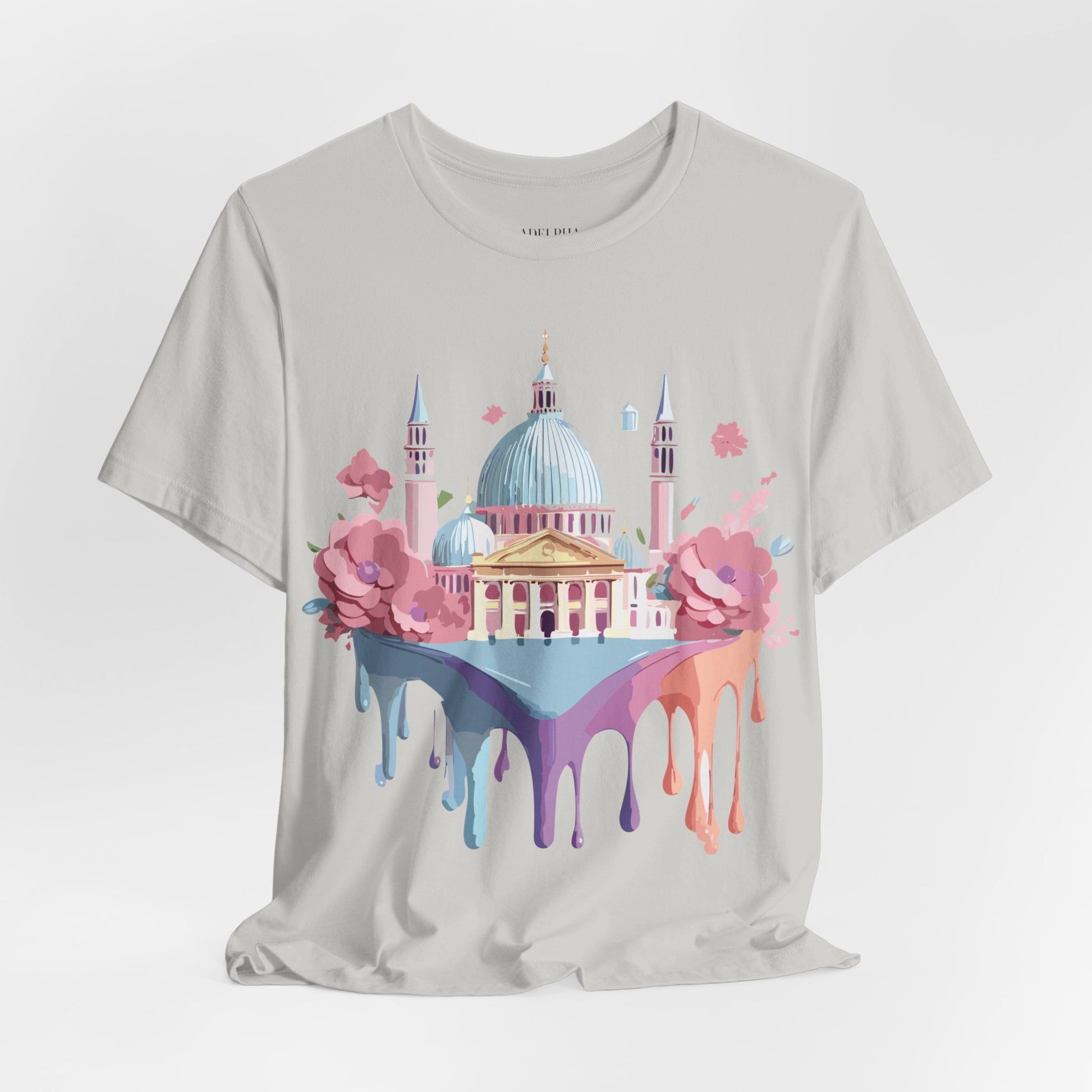 Natural Cotton Tee Shirt - Beautiful Places Collection - Venice Printify