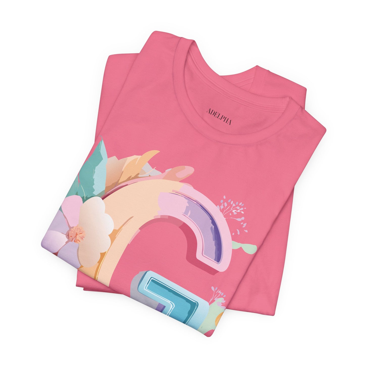 Natural Cotton Tee Shirt - Letters Collection - G Printify