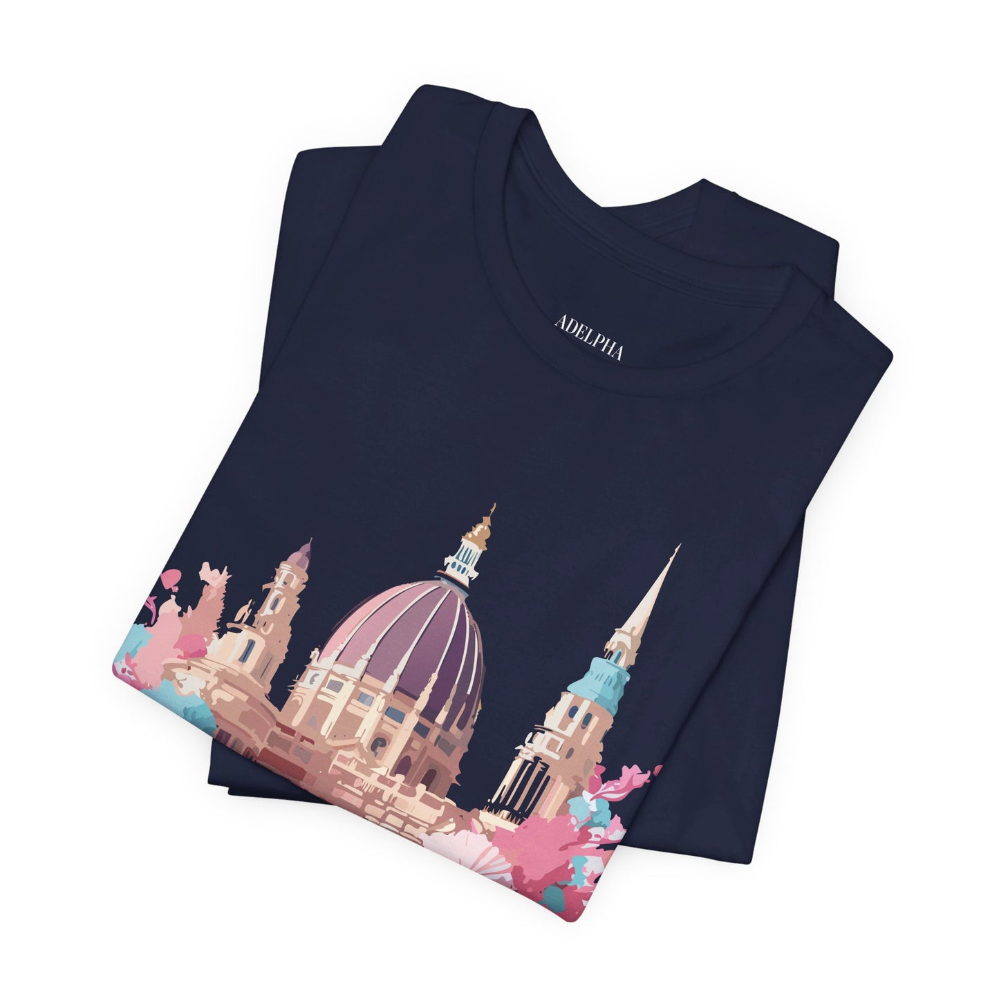 Natural Cotton Tee Shirt - Beautiful Places Collection - Vienna Printify