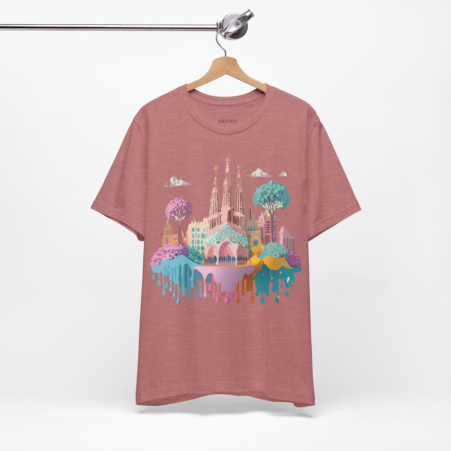 Tourist Shirt, Shirt with Barcelona - ADELPHA