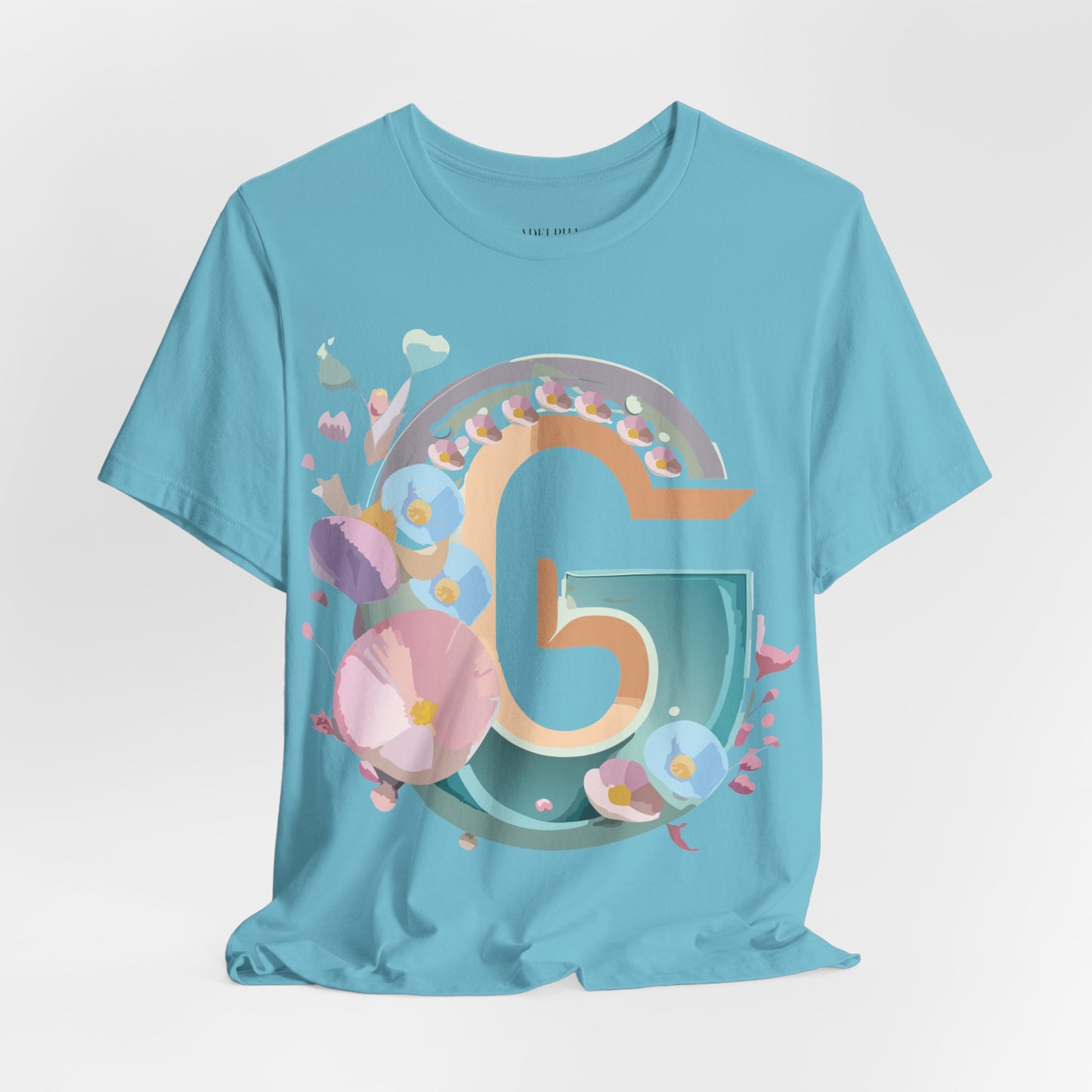 Natural Cotton Tee Shirt - Letters Collection - G Printify