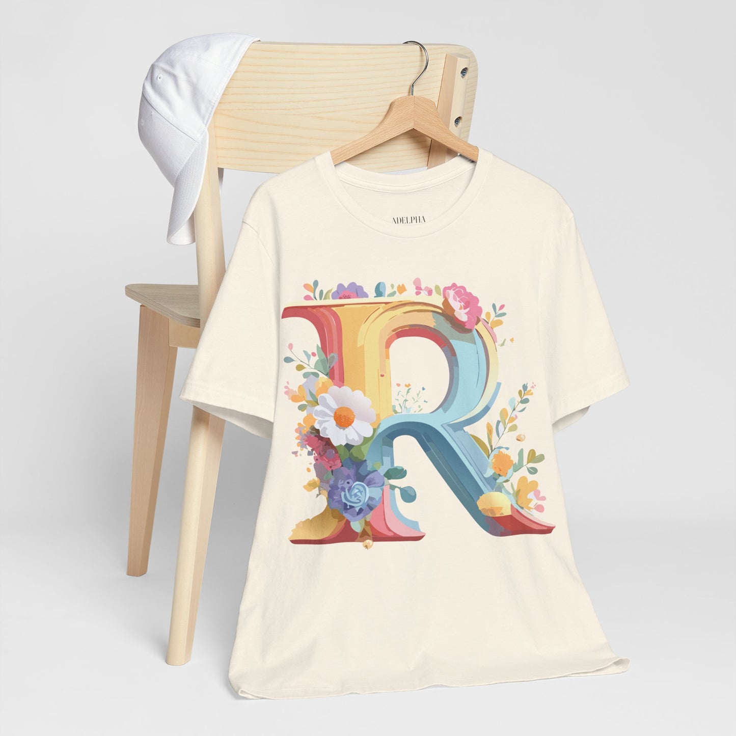 Letter Shirt, Letter R Shirt - ADELPHA