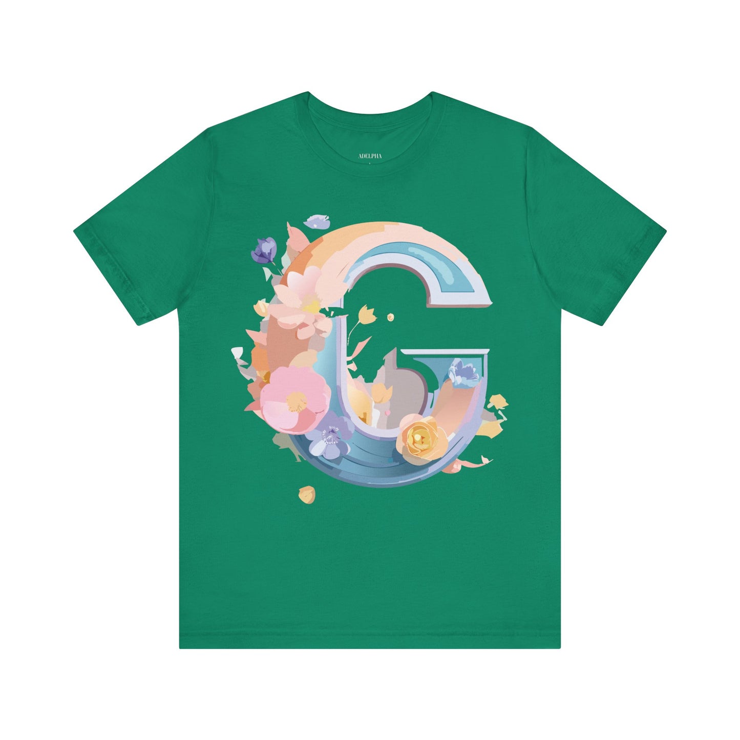 Natural Cotton Tee Shirt - Letters Collection - G Printify