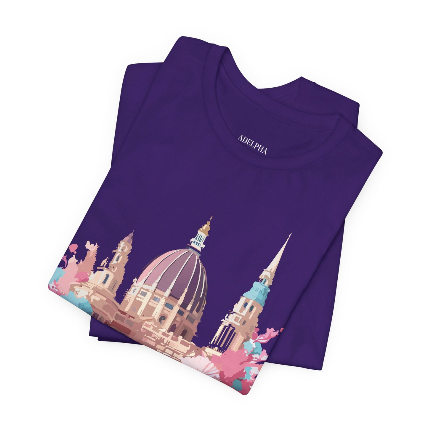 Natural Cotton Tee Shirt - Beautiful Places Collection - Vienna Printify