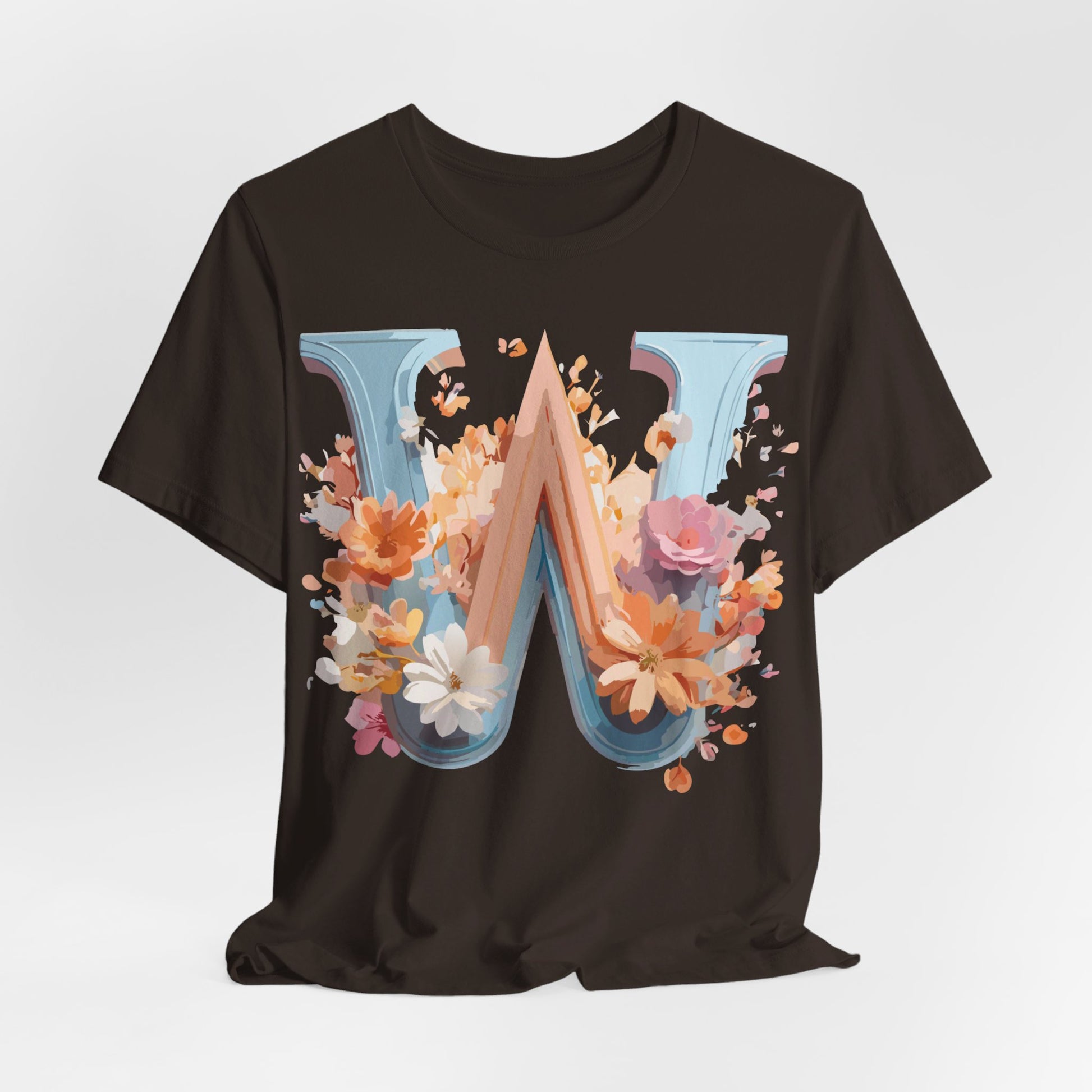 Natural Cotton Tee Shirt - Letters Collection - W Printify