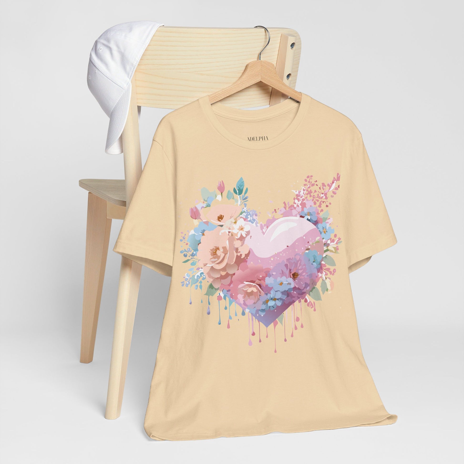 Natural Cotton Tee Shirt - Love story Collection Printify