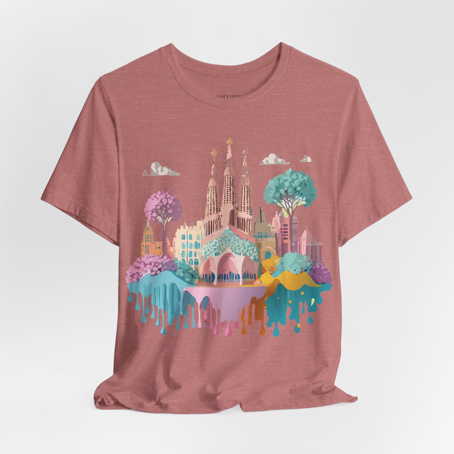 Tourist Shirt, Shirt with Barcelona - ADELPHA