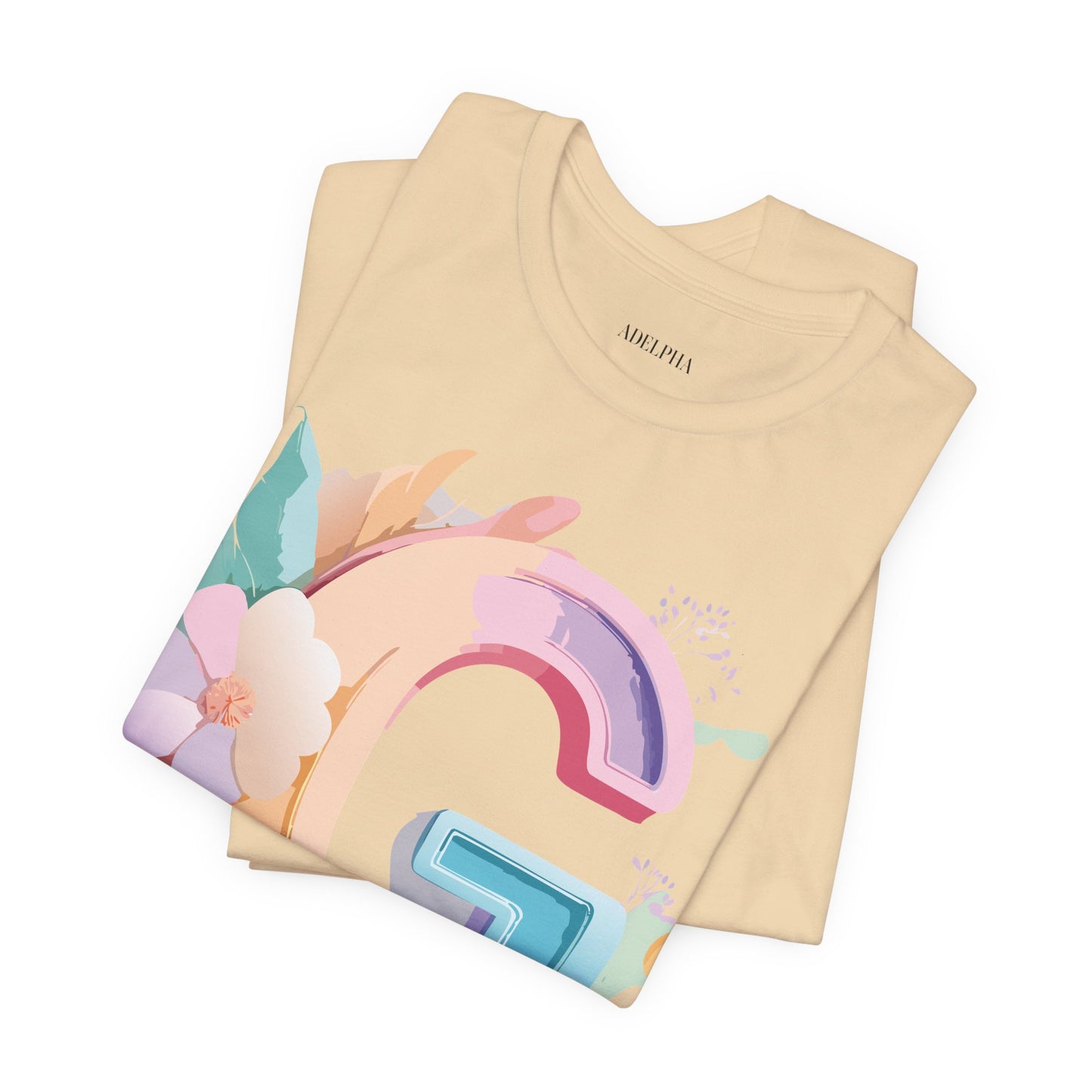 Natural Cotton Tee Shirt - Letters Collection - G Printify