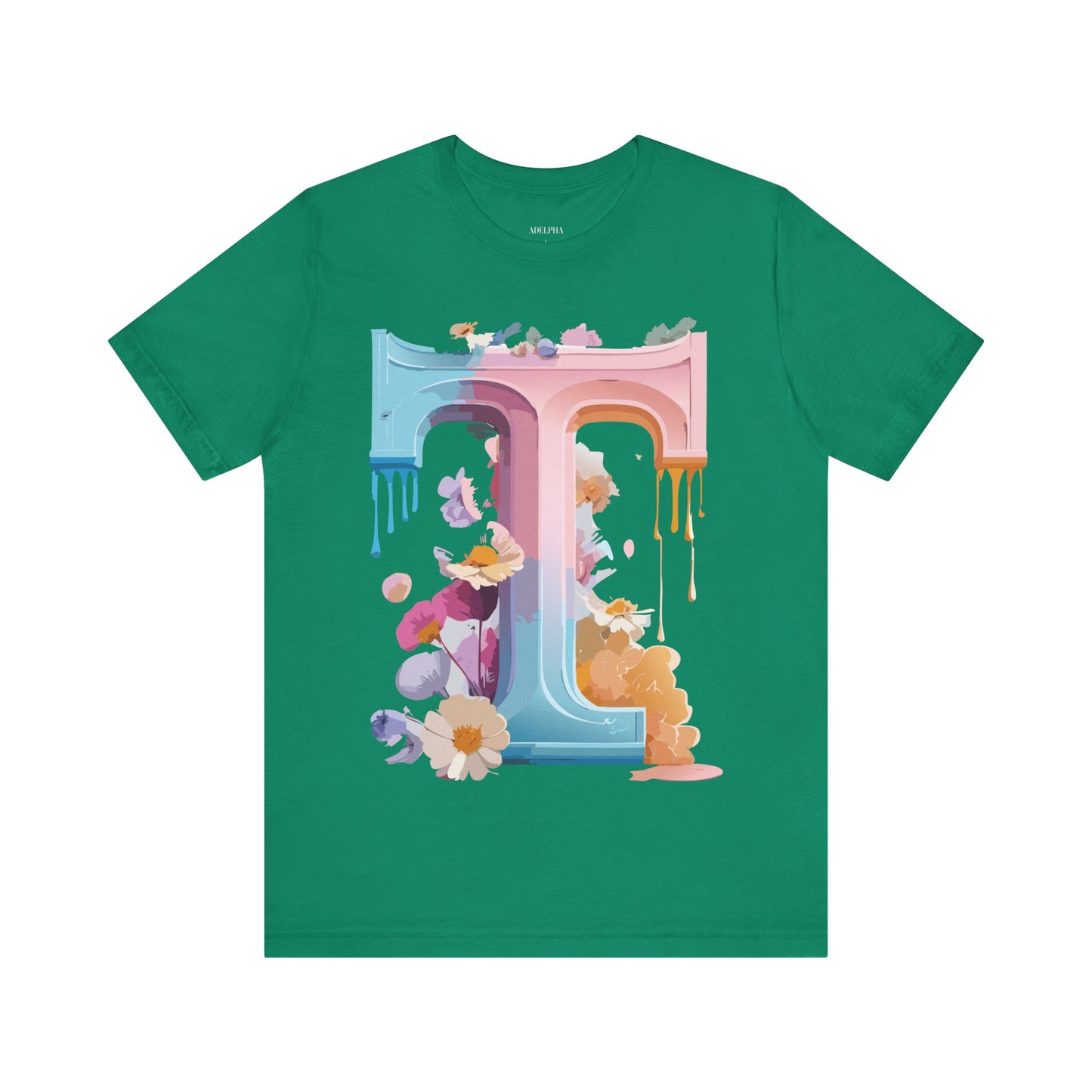 Natural Cotton Tee Shirt - Letters Collection - T Printify