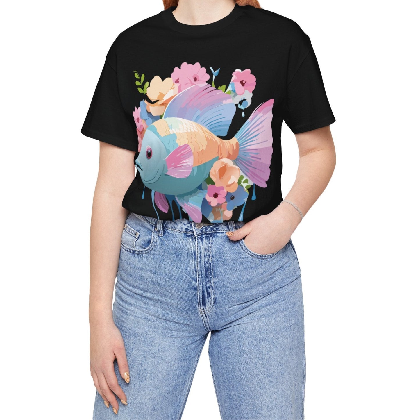 Shirt with Animals | Fish Printify