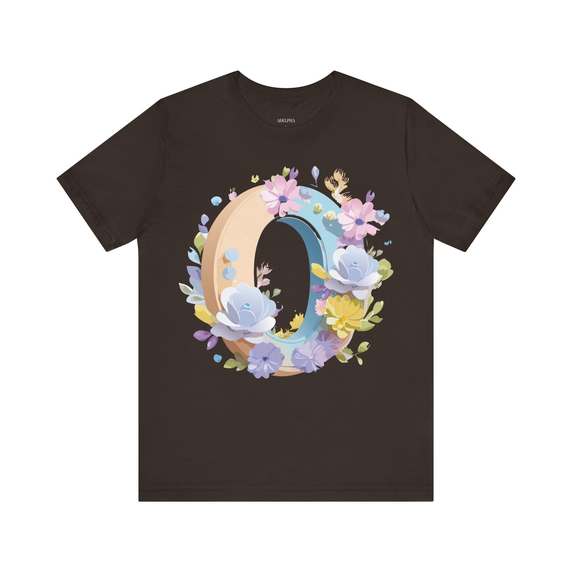 Natural Cotton Tee Shirt - Letters Collection - O Printify