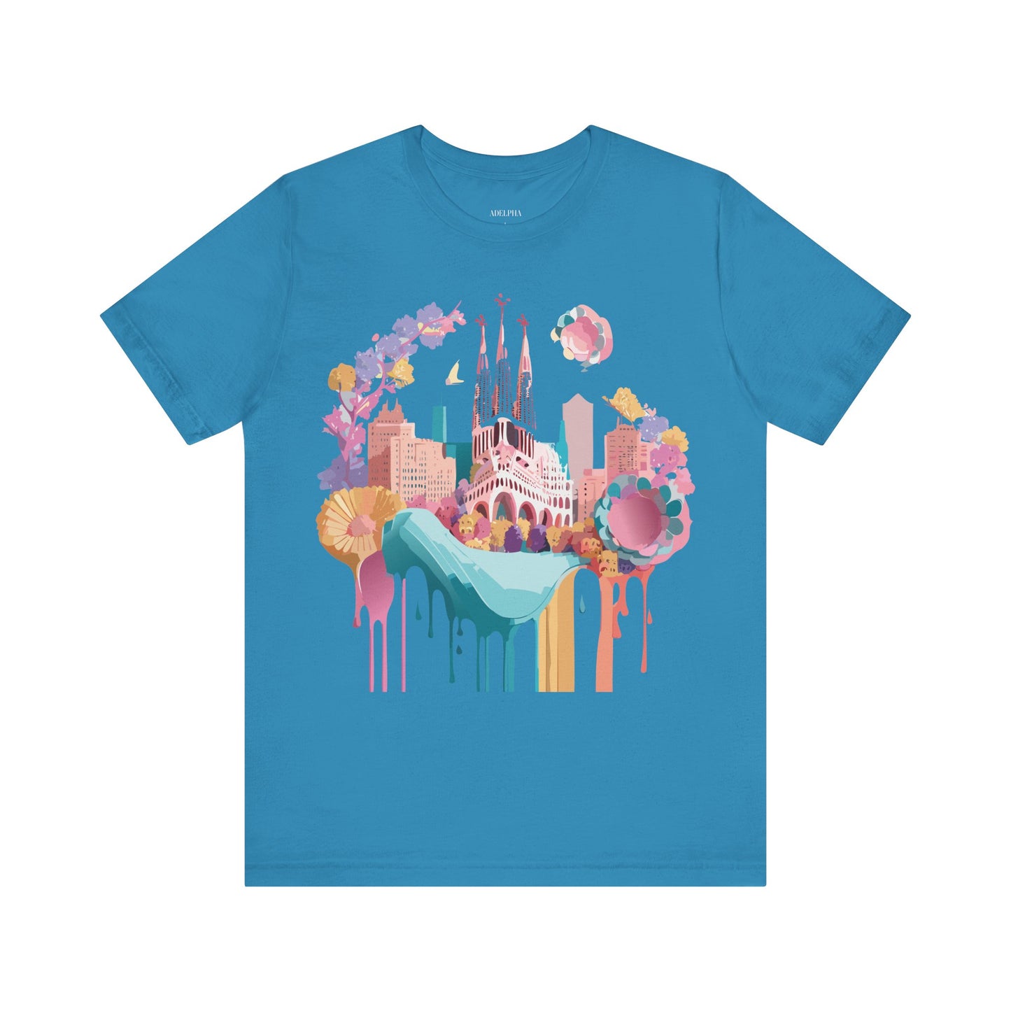 Tourist Shirt, Shirt with Barcelona - ADELPHA