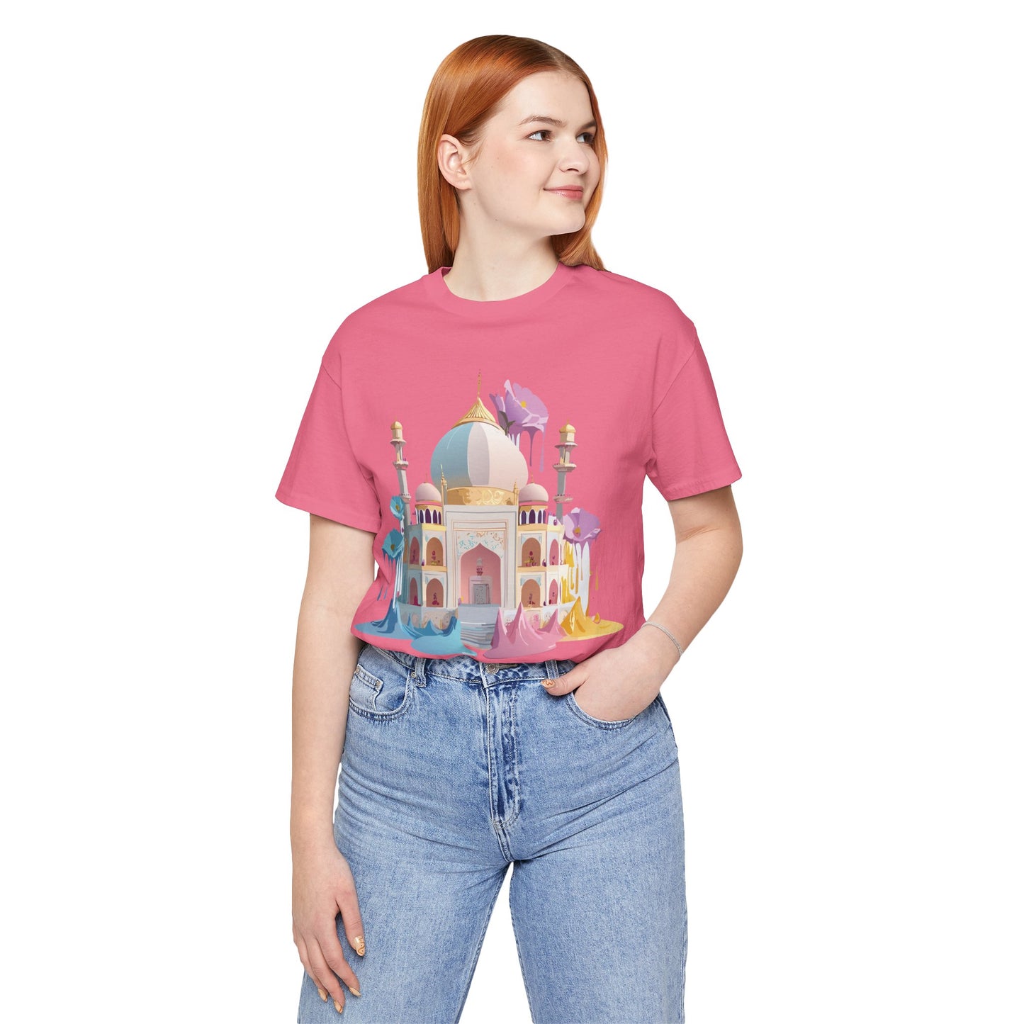 Natural Cotton Tee Shirt - Bukhara, Uzbekistan Printify