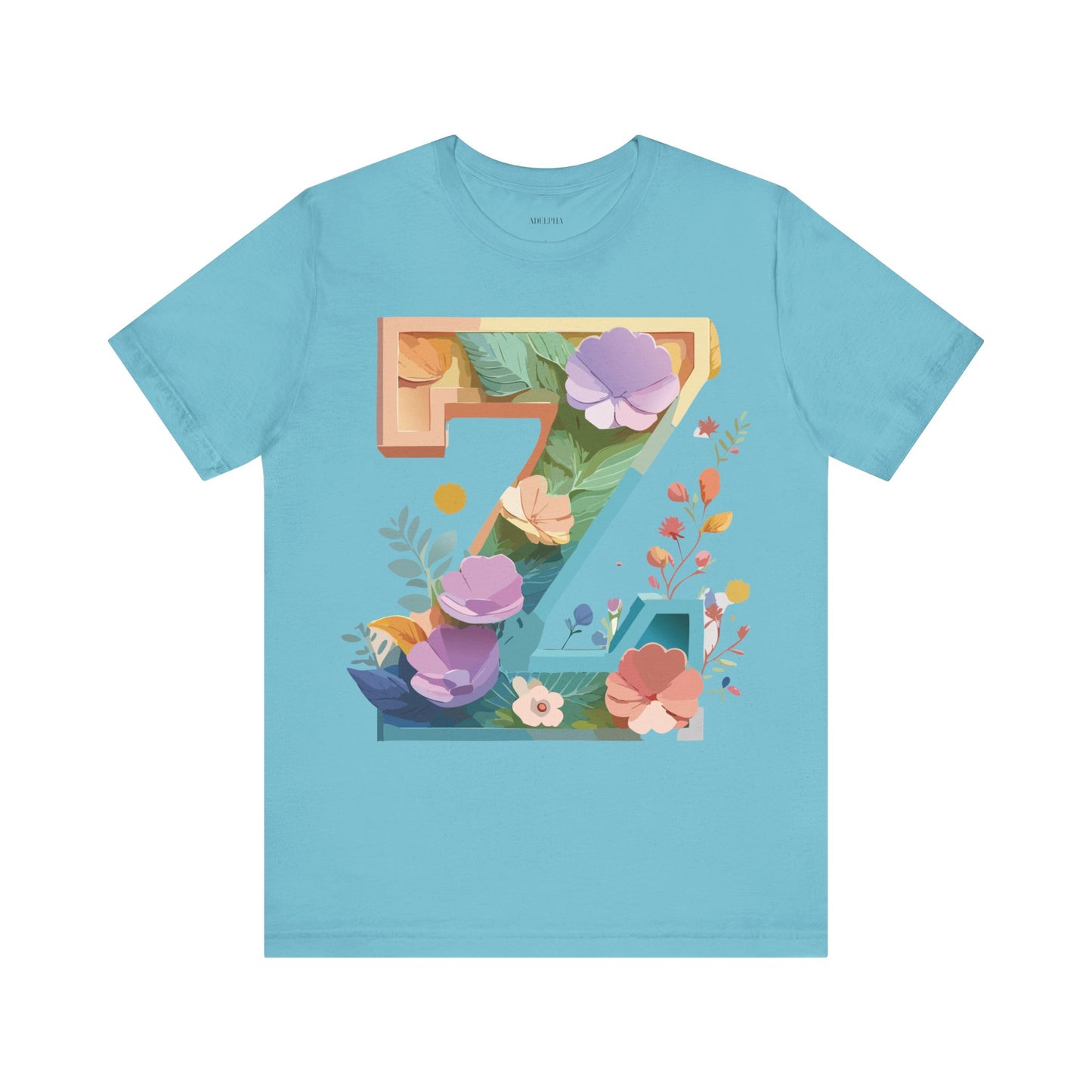 Natural Cotton Tee Shirt - Letters Collection - Z Printify