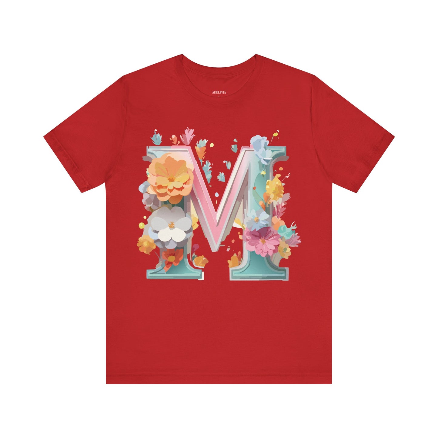 Natural Cotton Tee Shirt - Letters Collection - M Printify