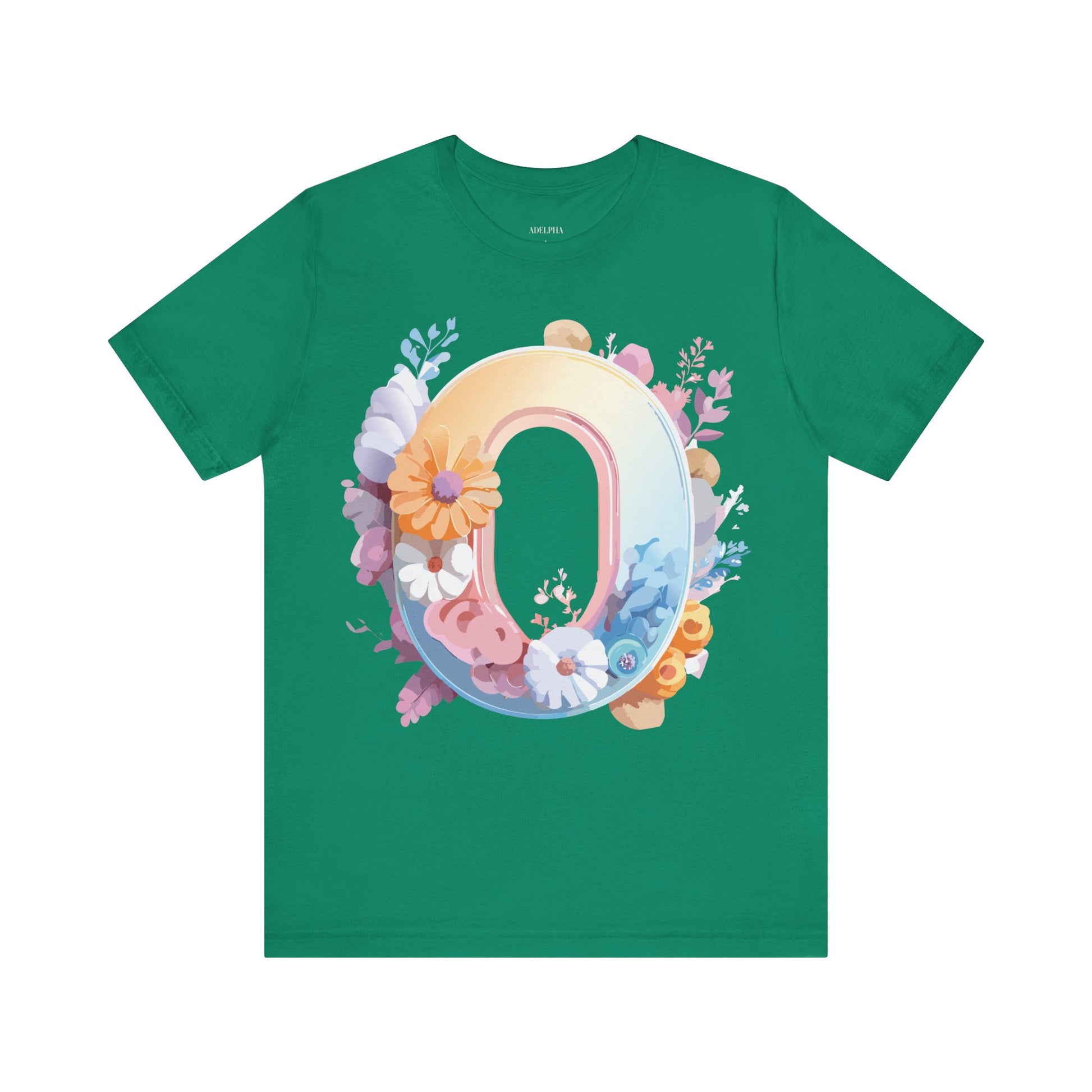 Natural Cotton Tee Shirt - Letters Collection - O Printify