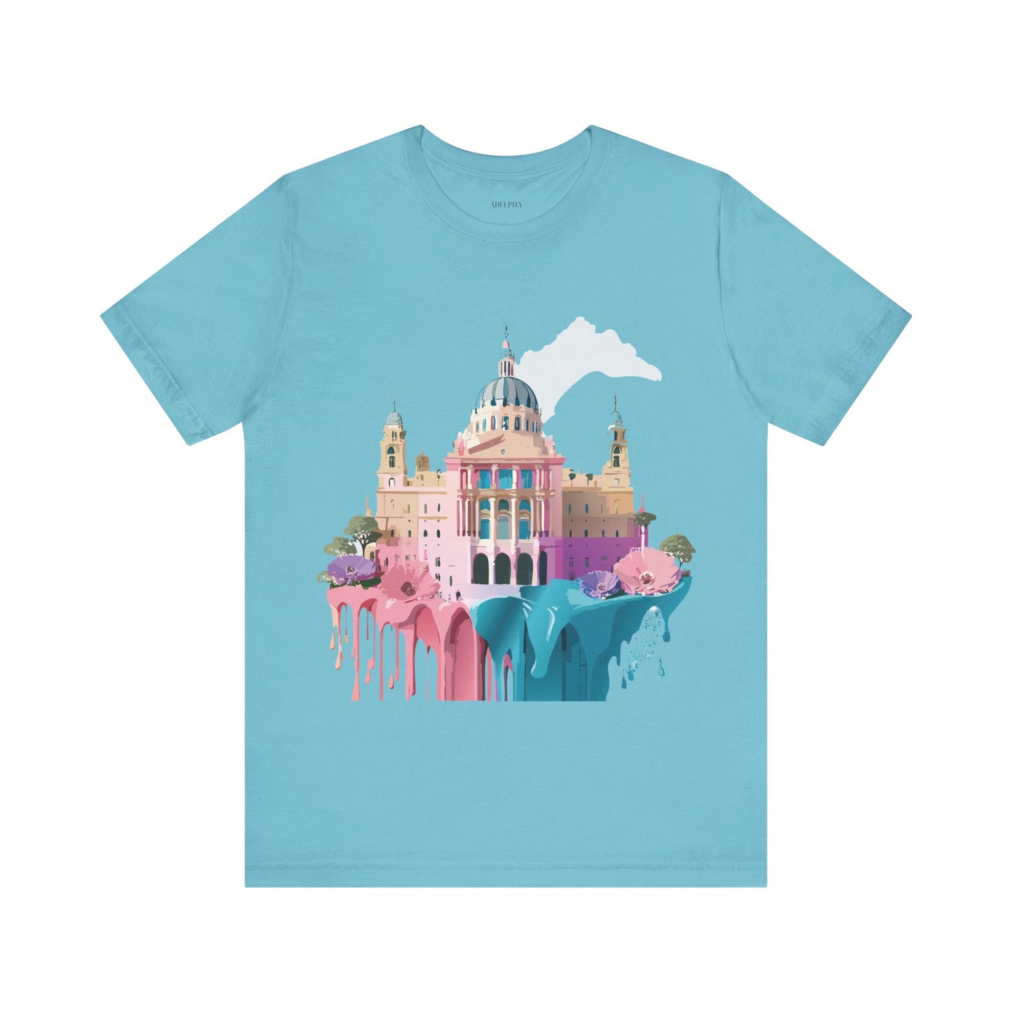 Natural Cotton Tee Shirt - Beautiful Places Collection - Madrid Printify