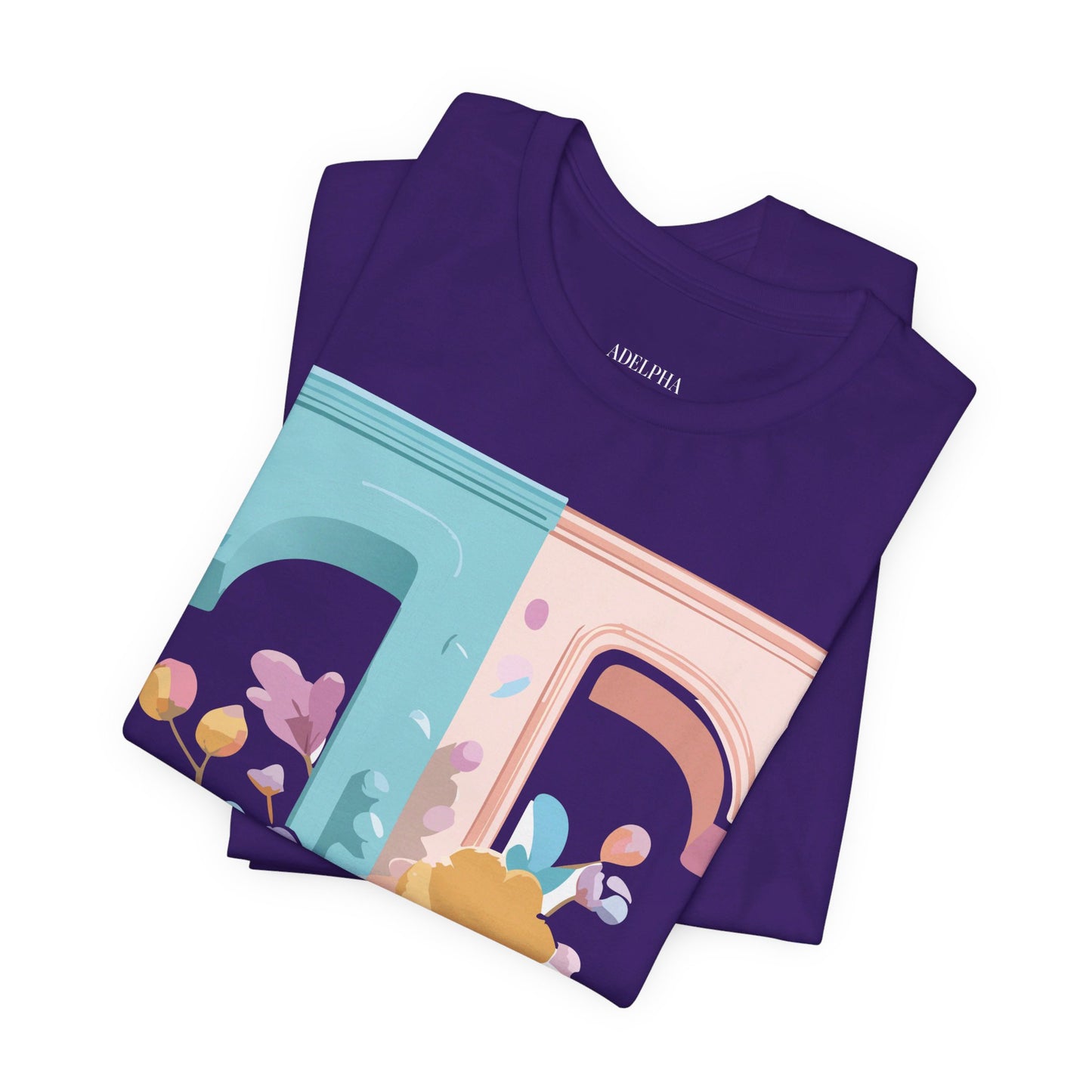 Natural Cotton Tee Shirt - Letters Collection - T Printify