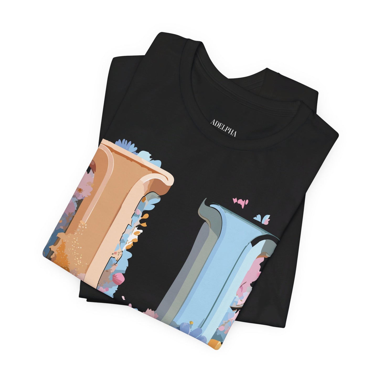 Natural Cotton Tee Shirt - Letters Collection - U Printify