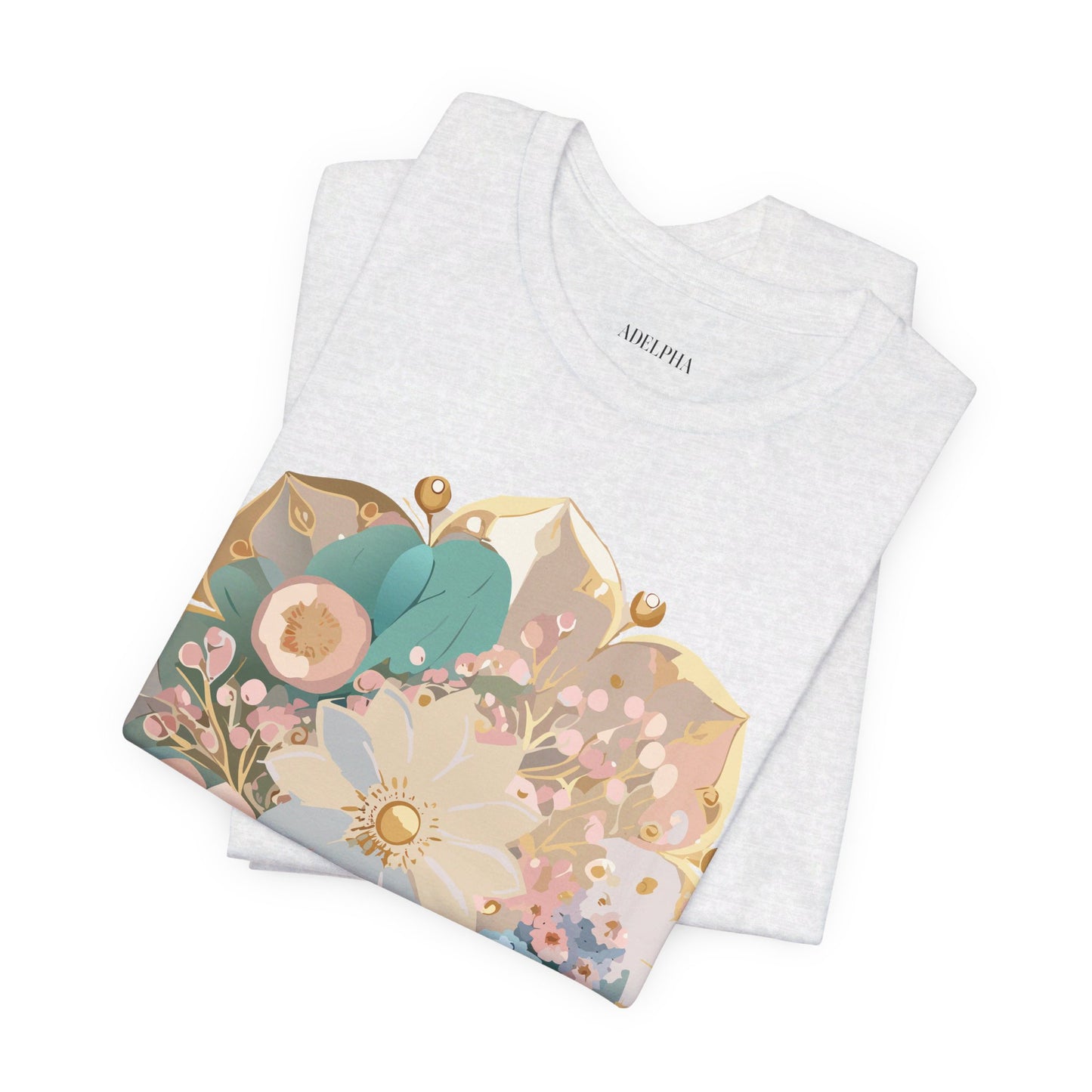 Natural Cotton Tee Shirt - Medallion Collection Printify