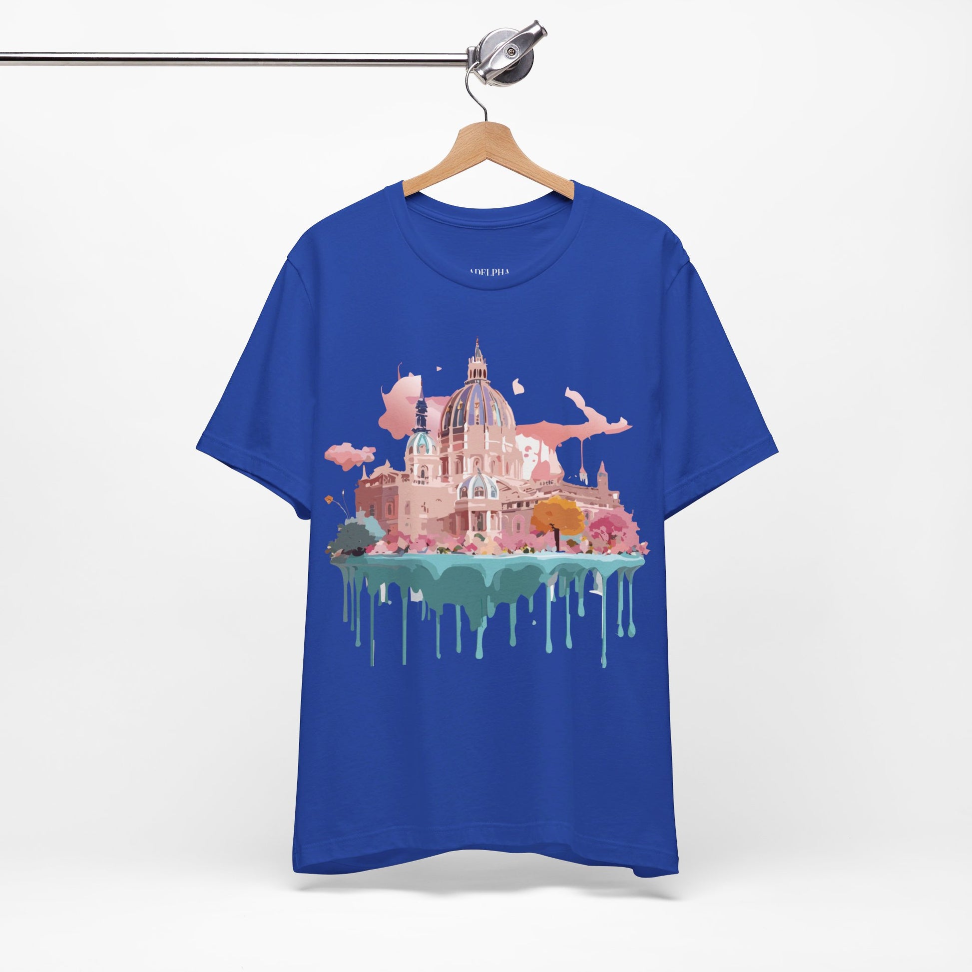 Natural Cotton Tee Shirt - Beautiful Places Collection - Vienna Printify