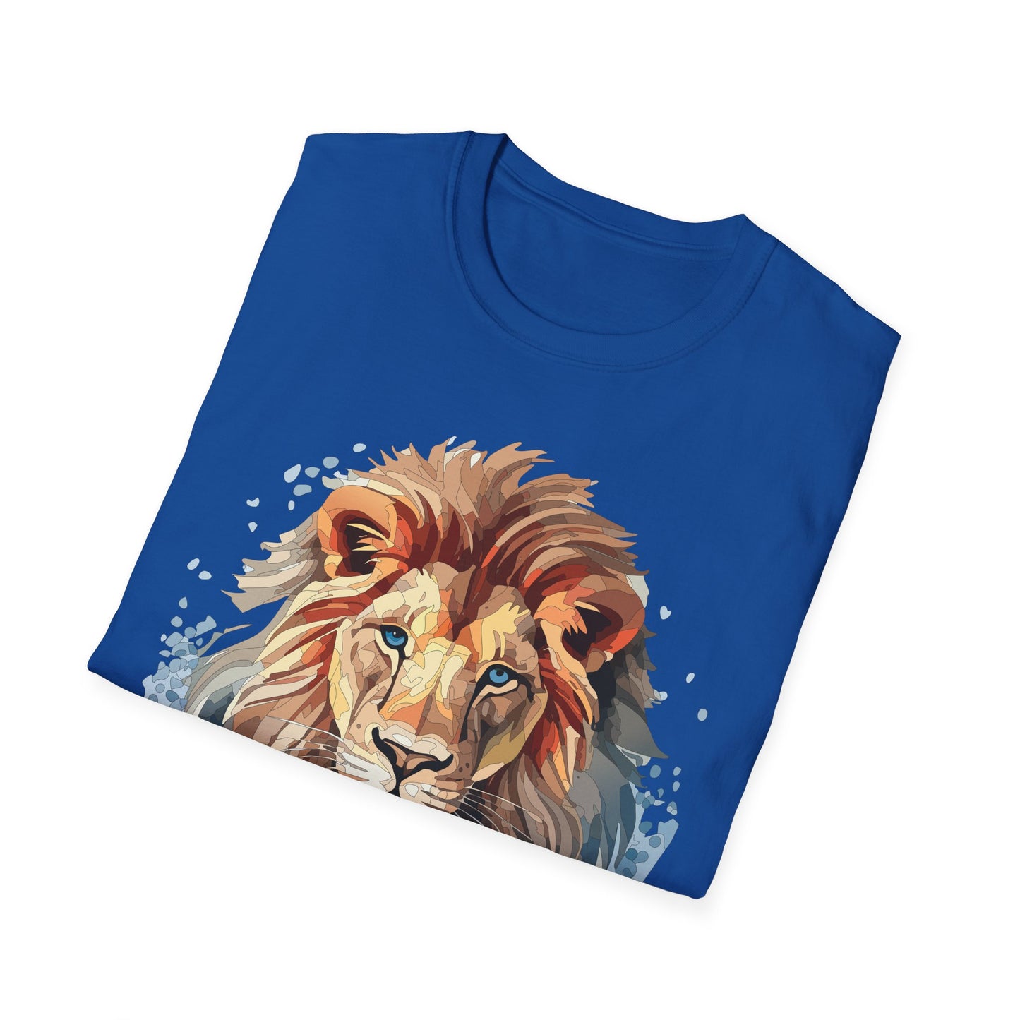 Lion Shirt, Shirt with Lion, Floral Lion Tee, Shirt with Animals
