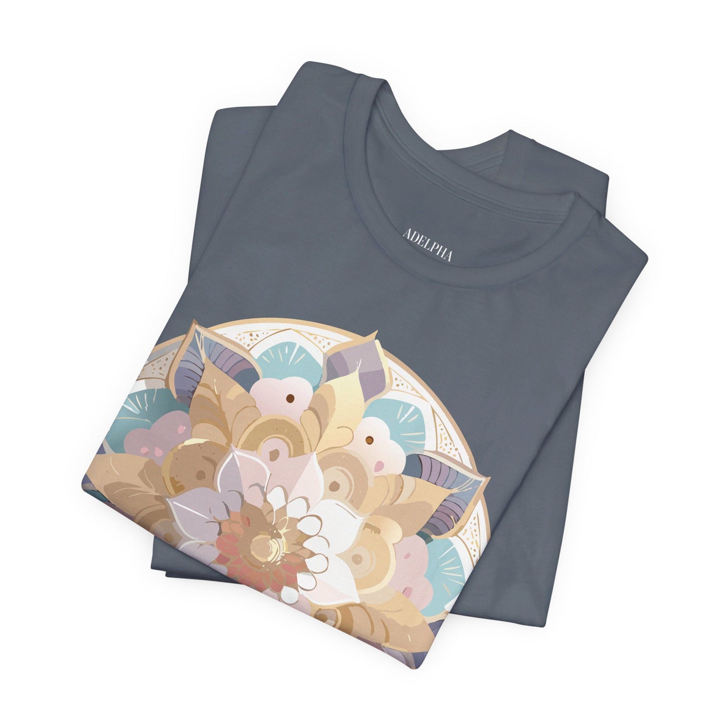 Natural Cotton Tee Shirt - Medallion Collection Printify