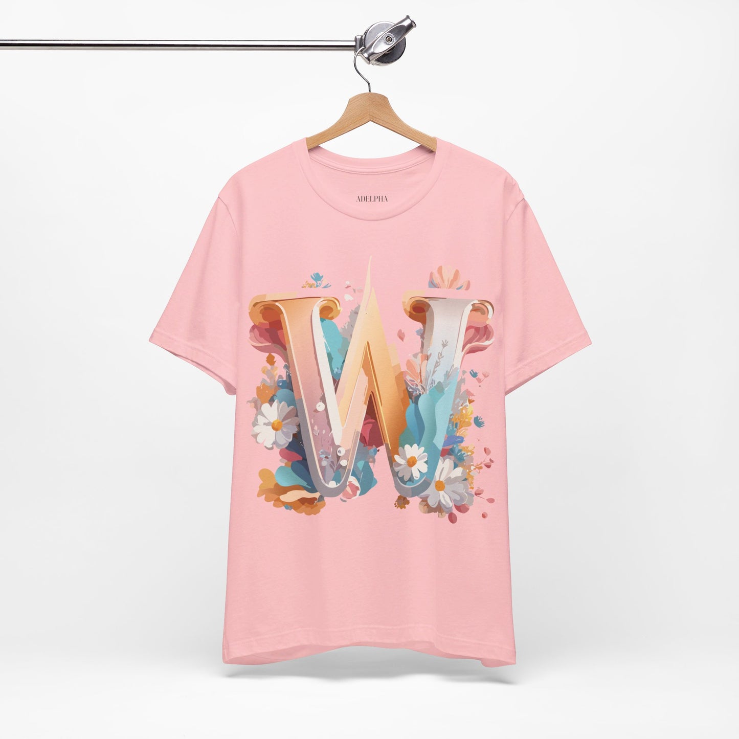 Natural Cotton Tee Shirt - Letters Collection - W Printify