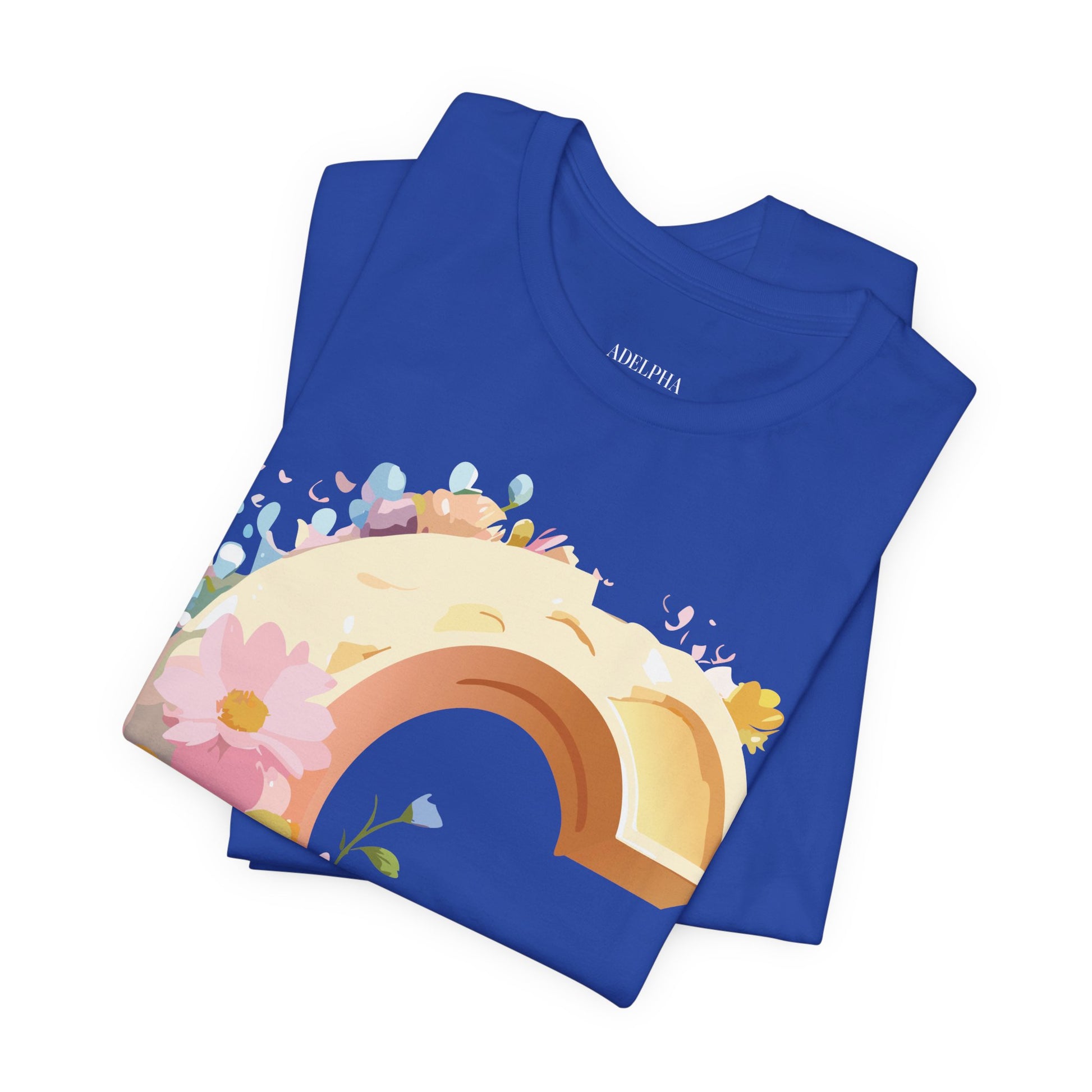 Natural Cotton Tee Shirt - Letters Collection - C Printify