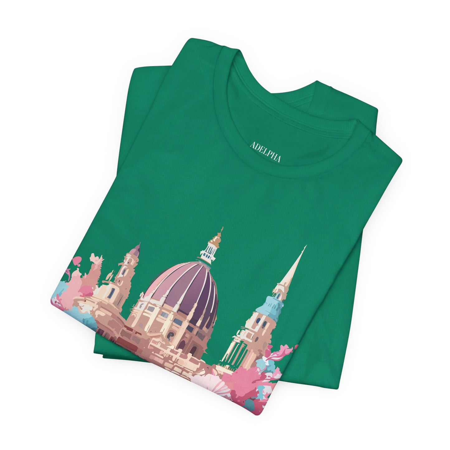 Natural Cotton Tee Shirt - Beautiful Places Collection - Vienna Printify
