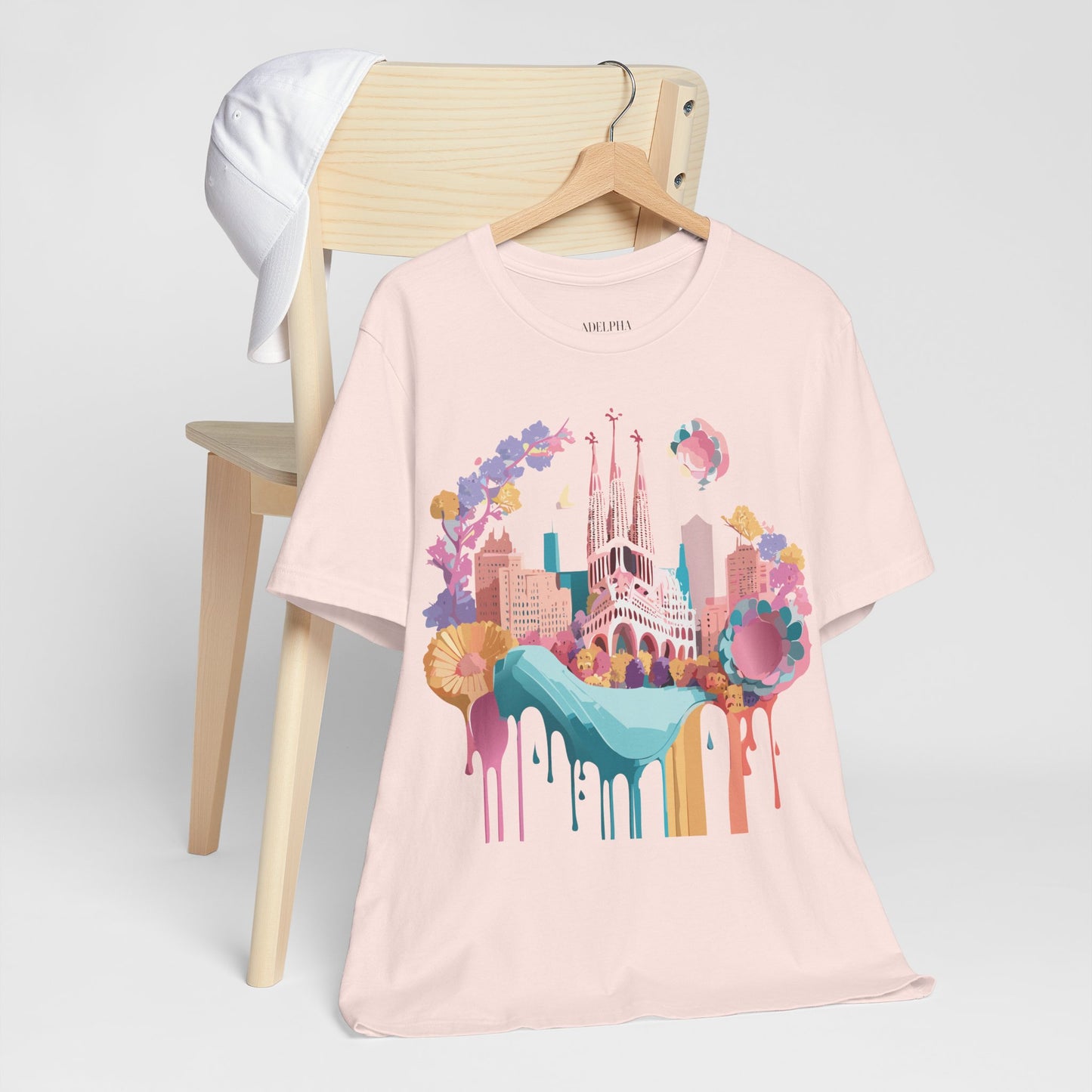 Tourist Shirt, Shirt with Barcelona - ADELPHA