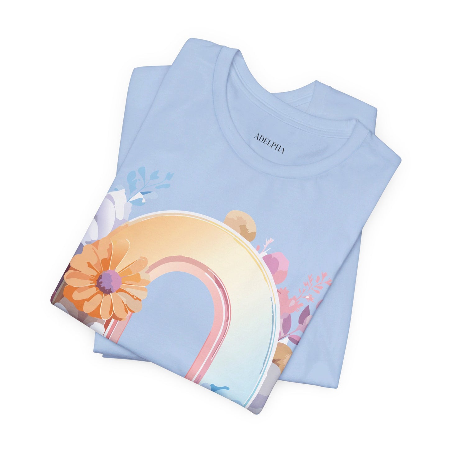 Natural Cotton Tee Shirt - Letters Collection - O Printify