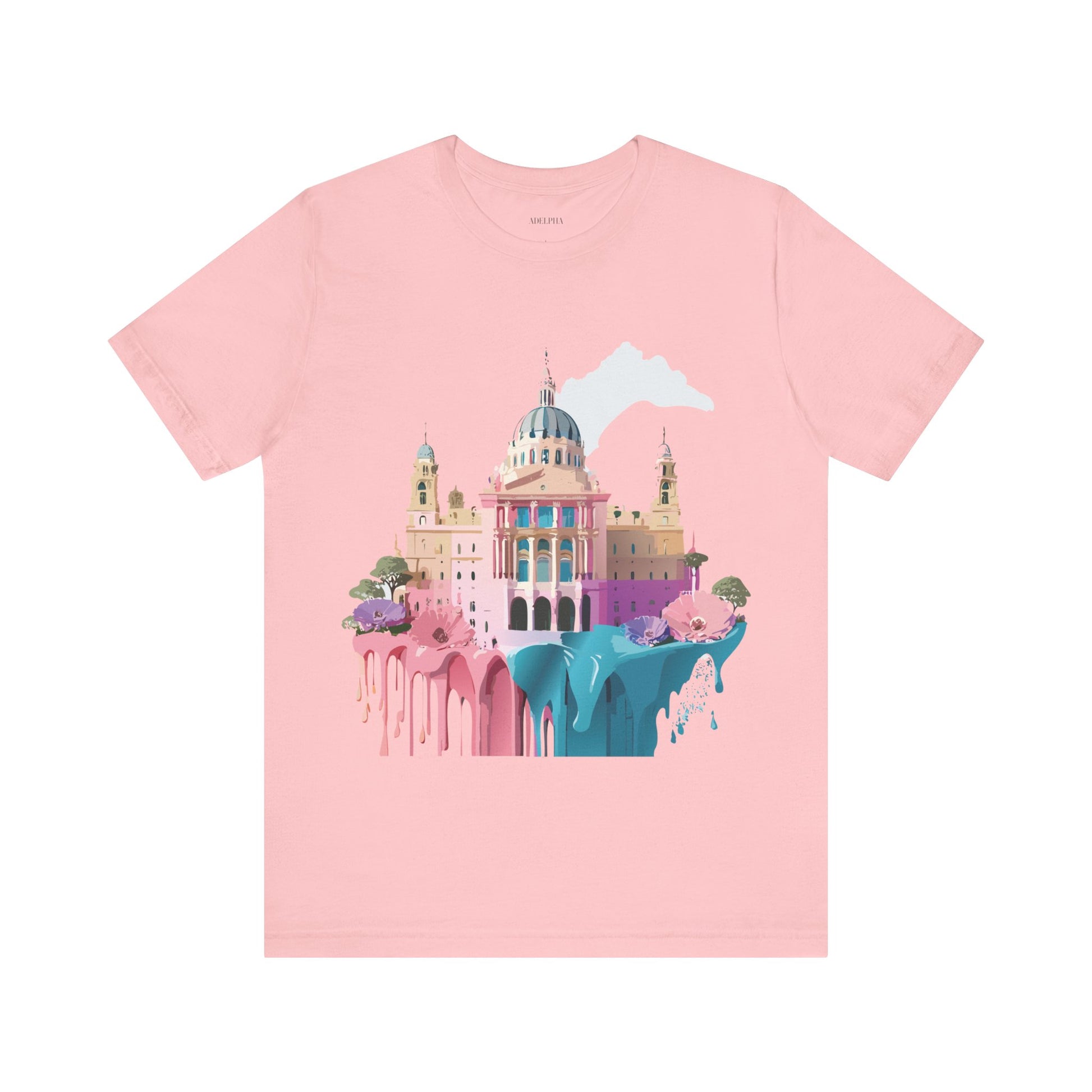 Natural Cotton Tee Shirt - Beautiful Places Collection - Madrid Printify