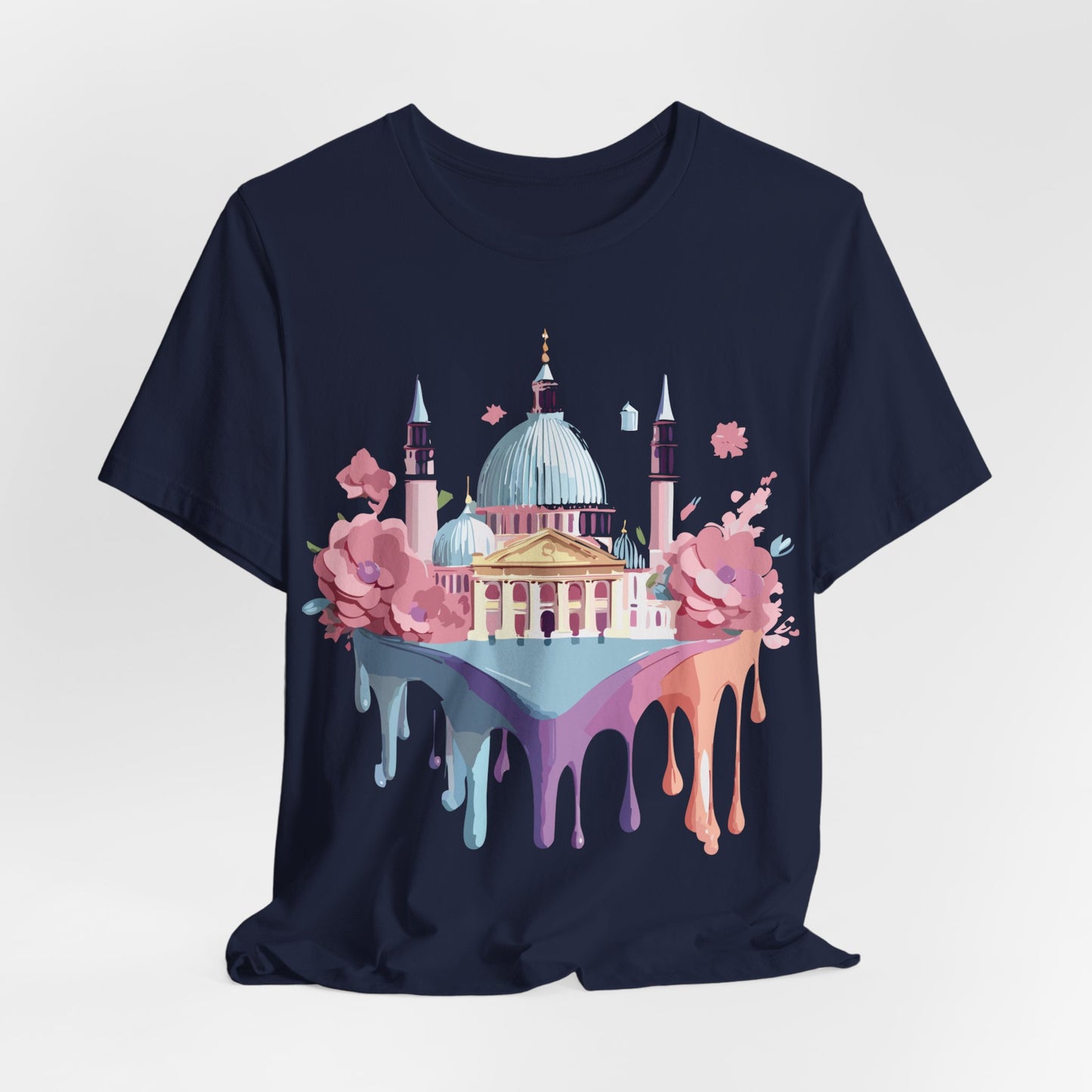 Natural Cotton Tee Shirt - Beautiful Places Collection - Venice Printify