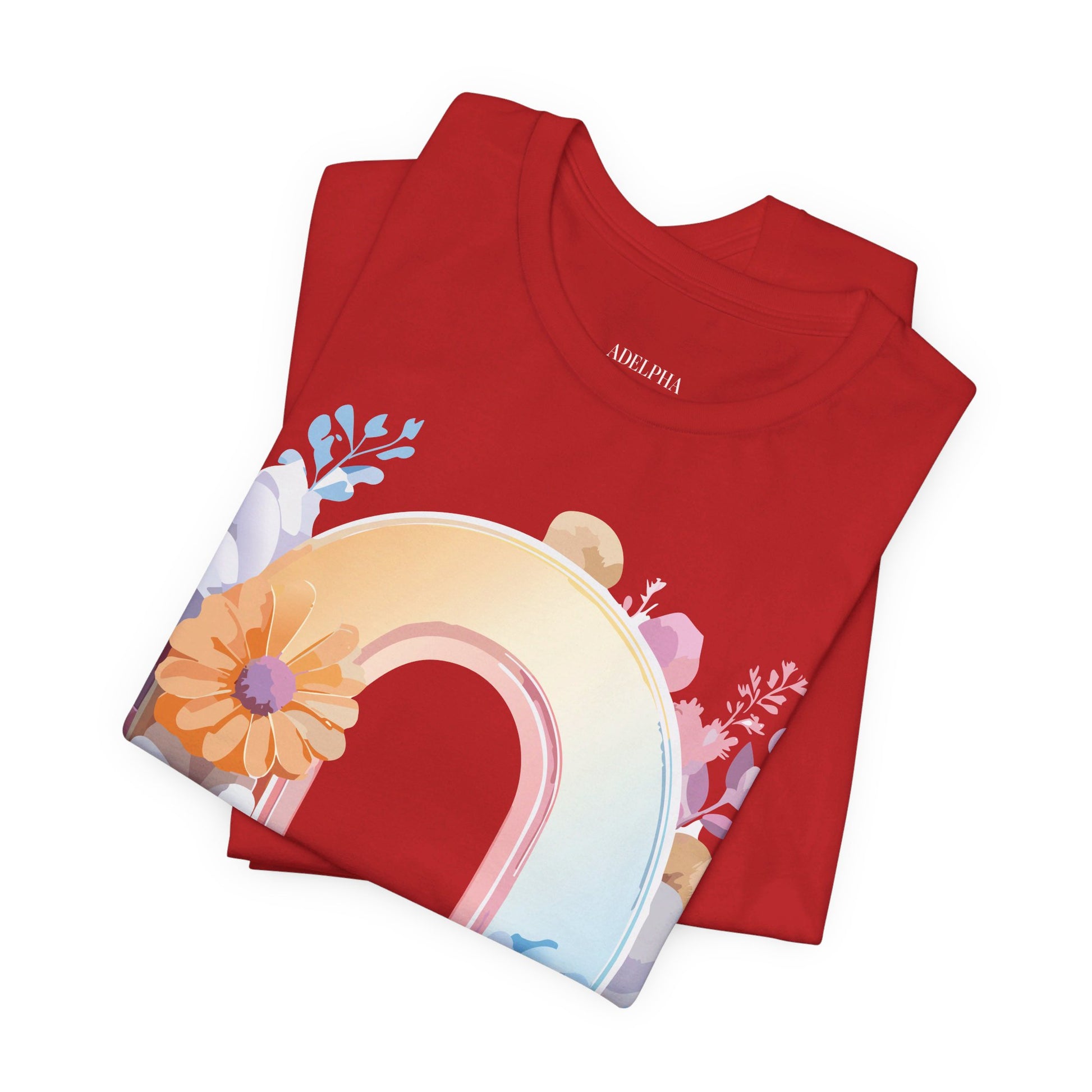 Natural Cotton Tee Shirt - Letters Collection - O Printify