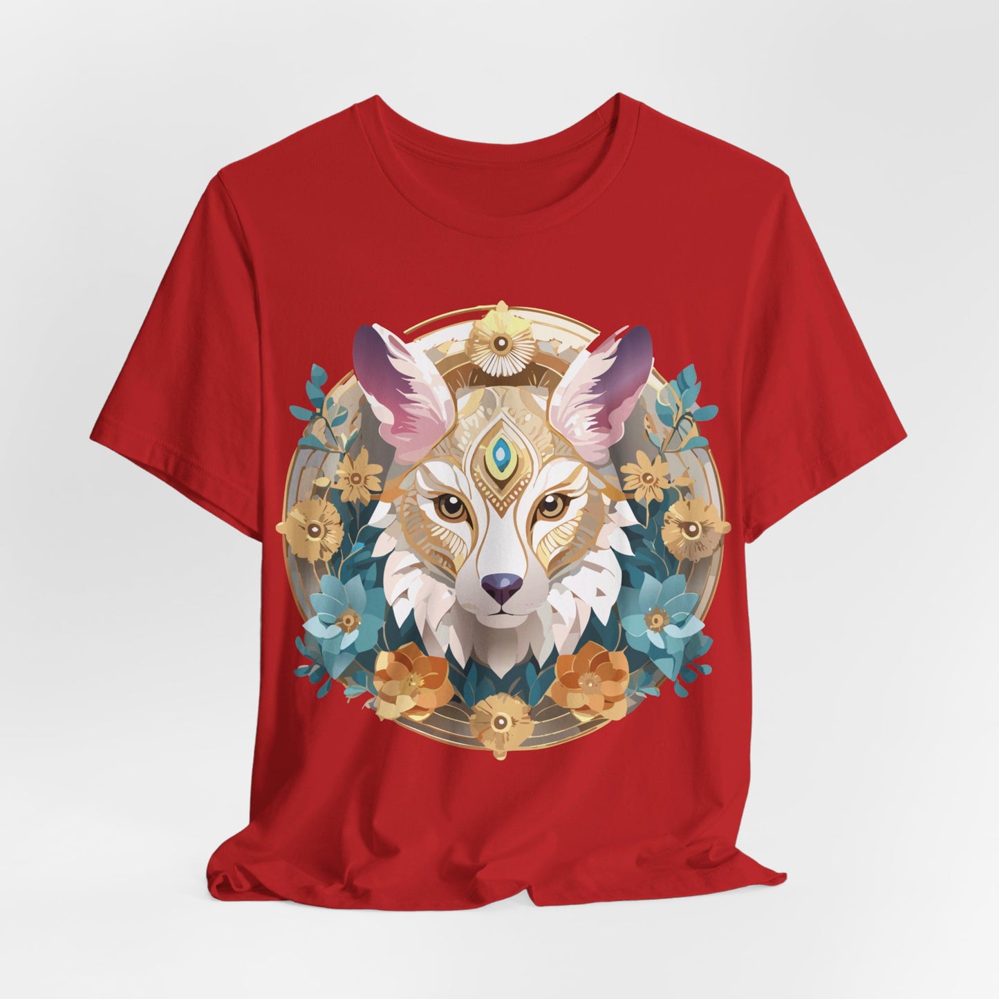 Natural Cotton Tee Shirt - Medallion Collection Printify
